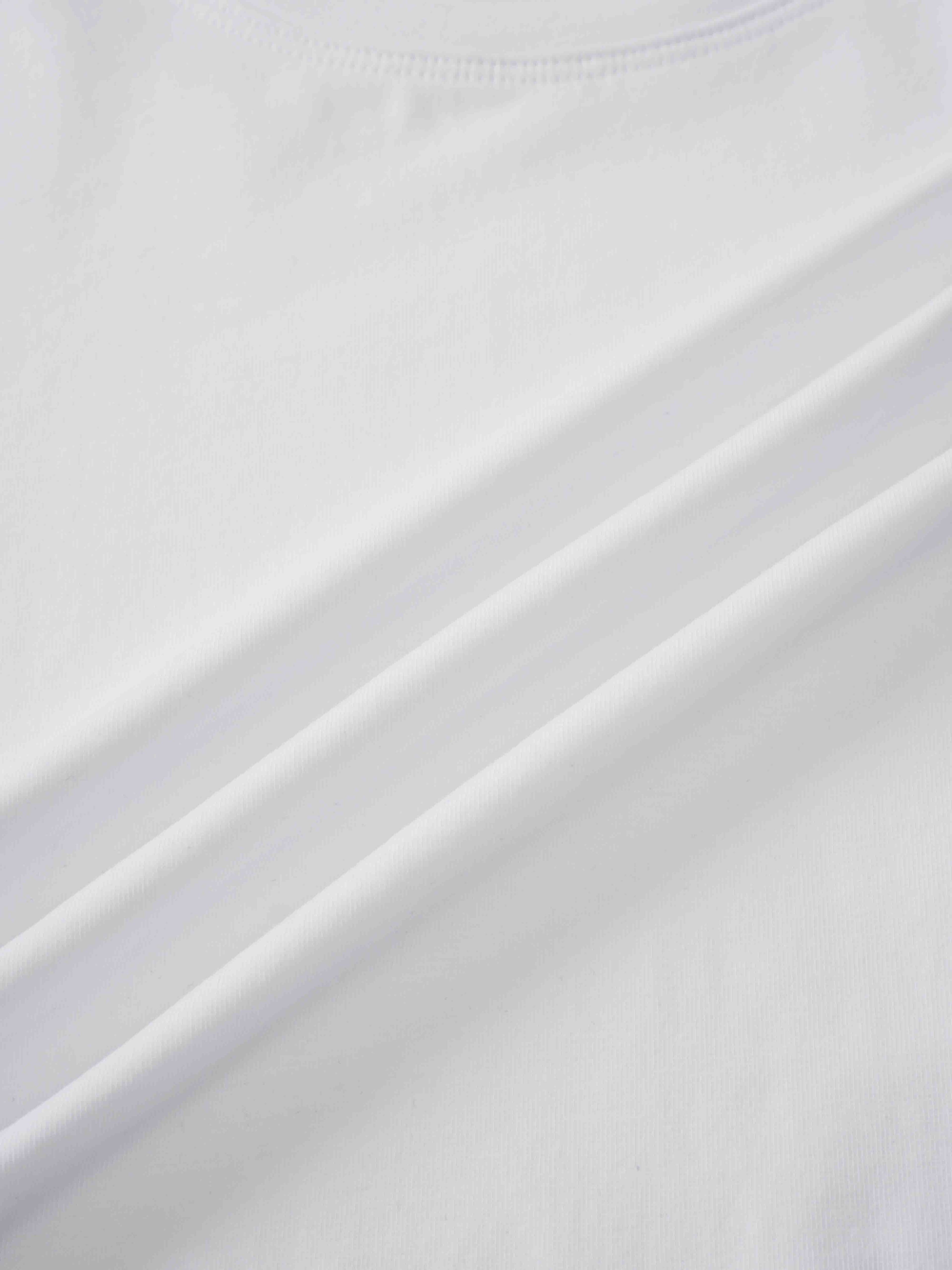 Side Tie T-Shirt-White