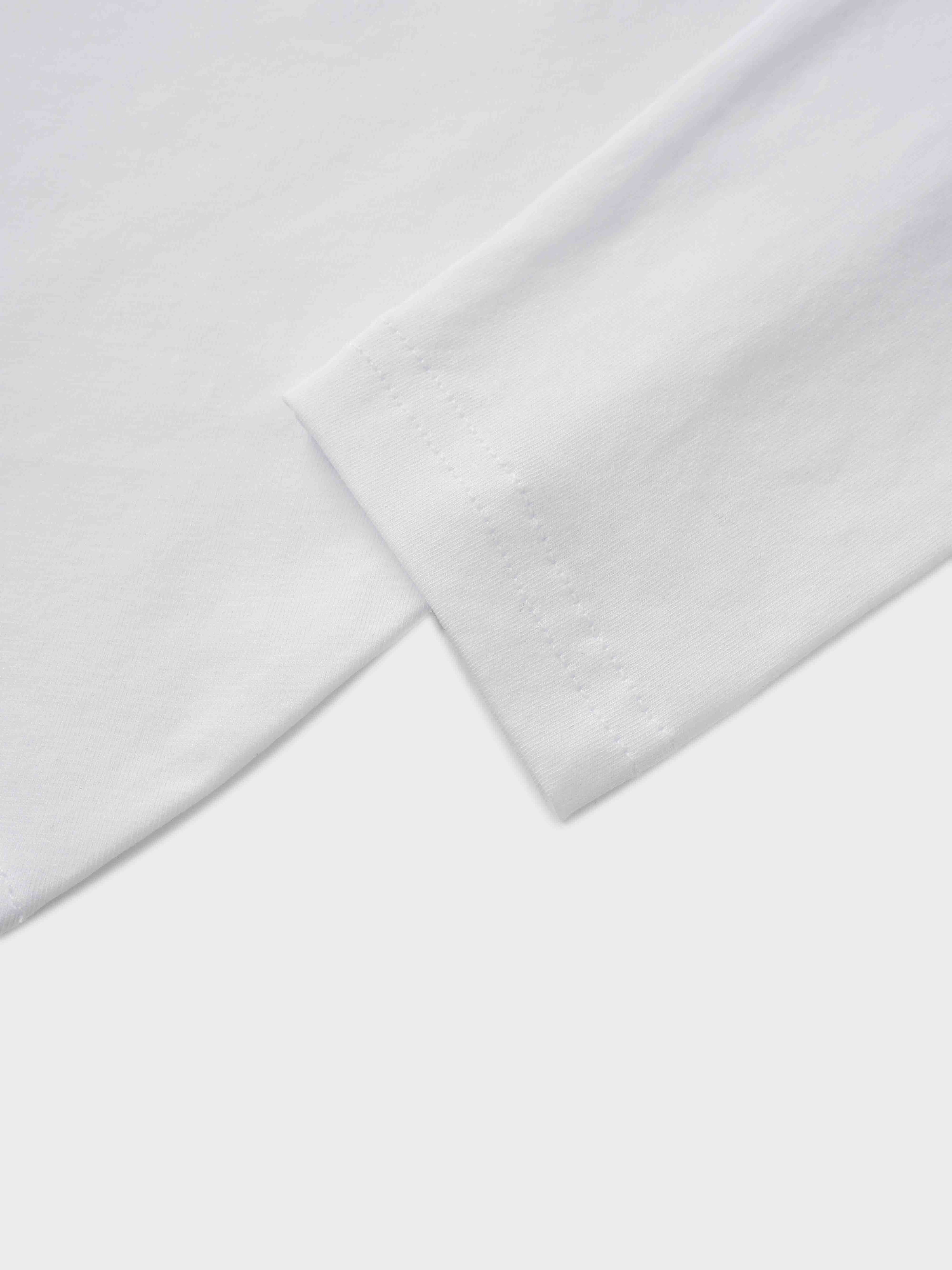 Side Tie T-Shirt-White