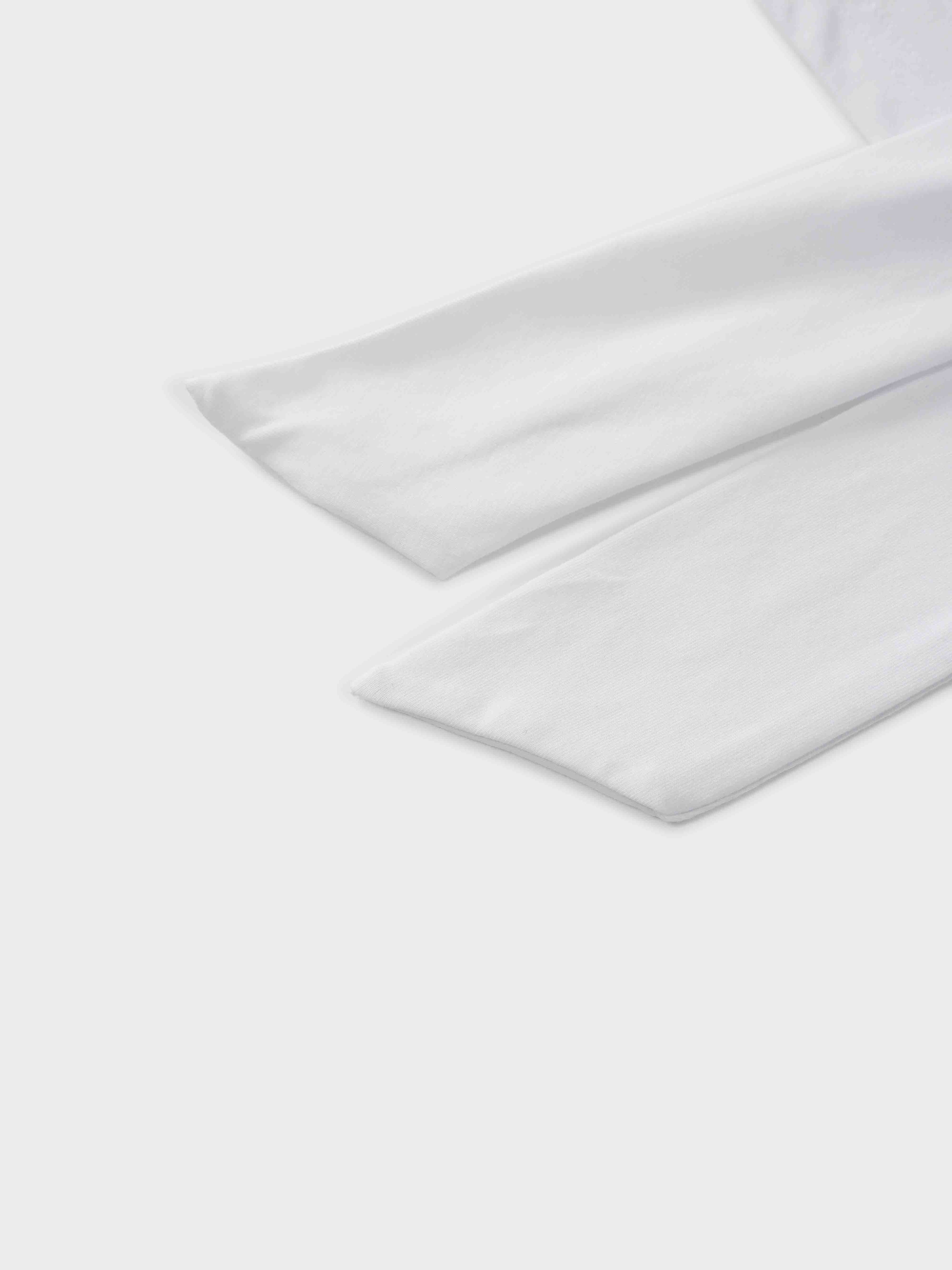 Side Tie T-Shirt-White