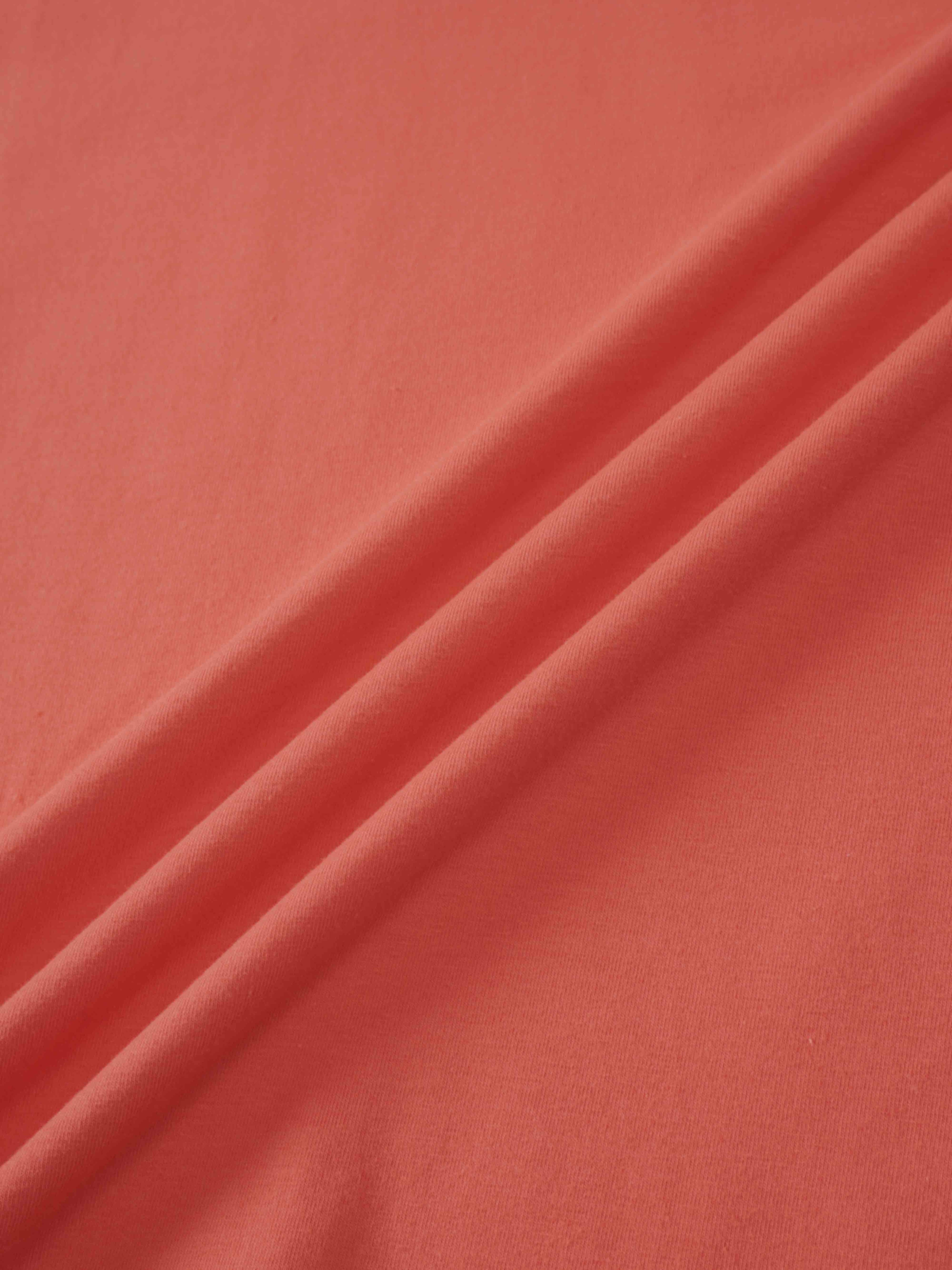 Wide Sleeve Tee-Coral