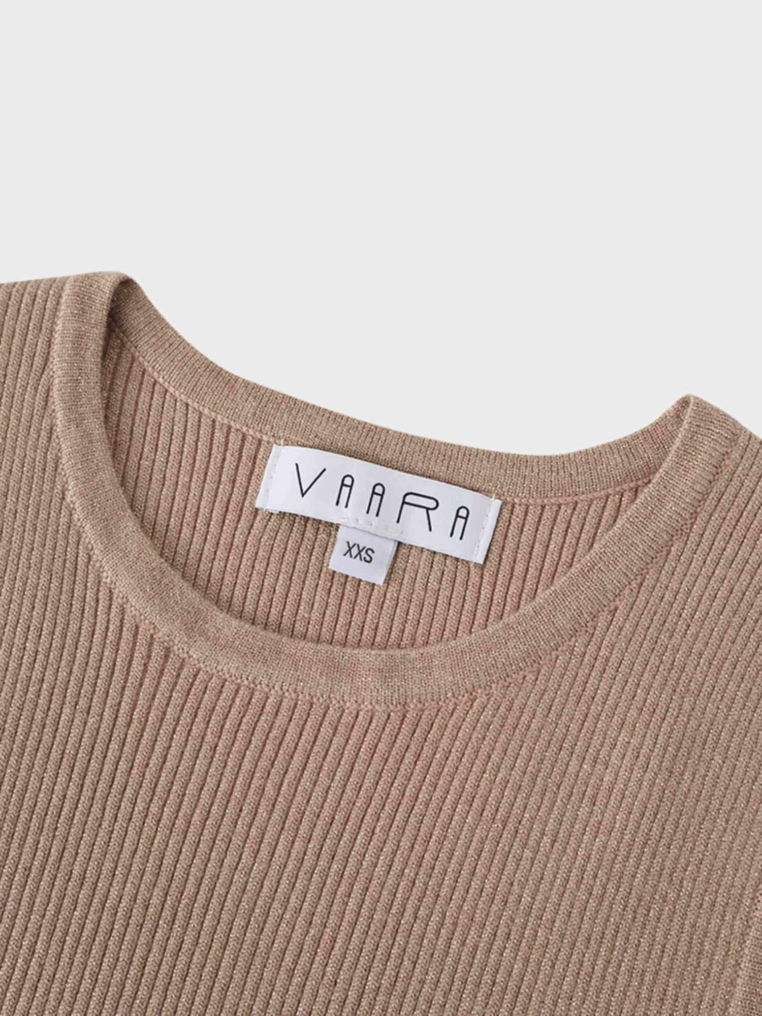 Lurex Sleeveless Sweater-Neutral
