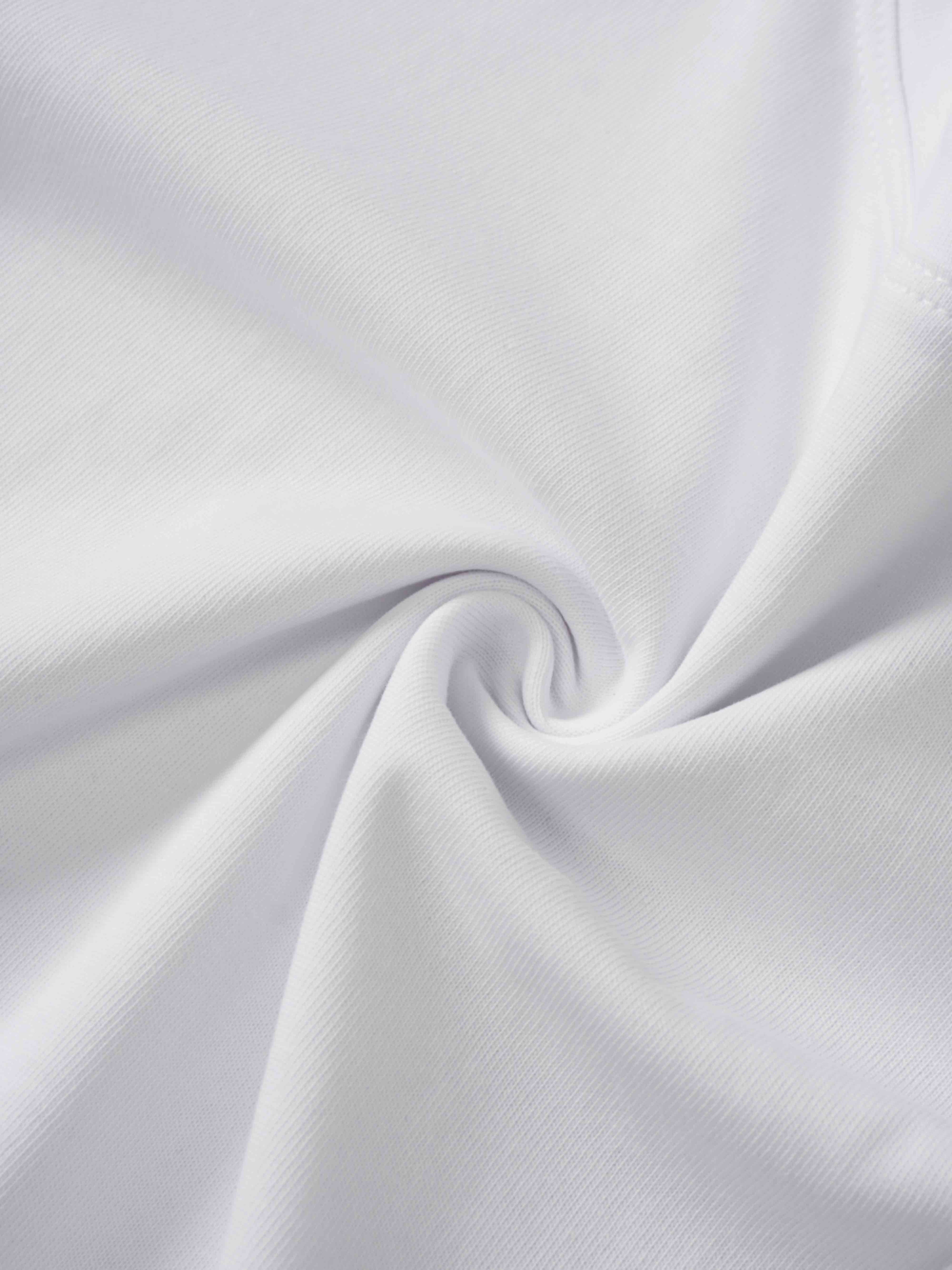 Pleat Seam T-shirt-White