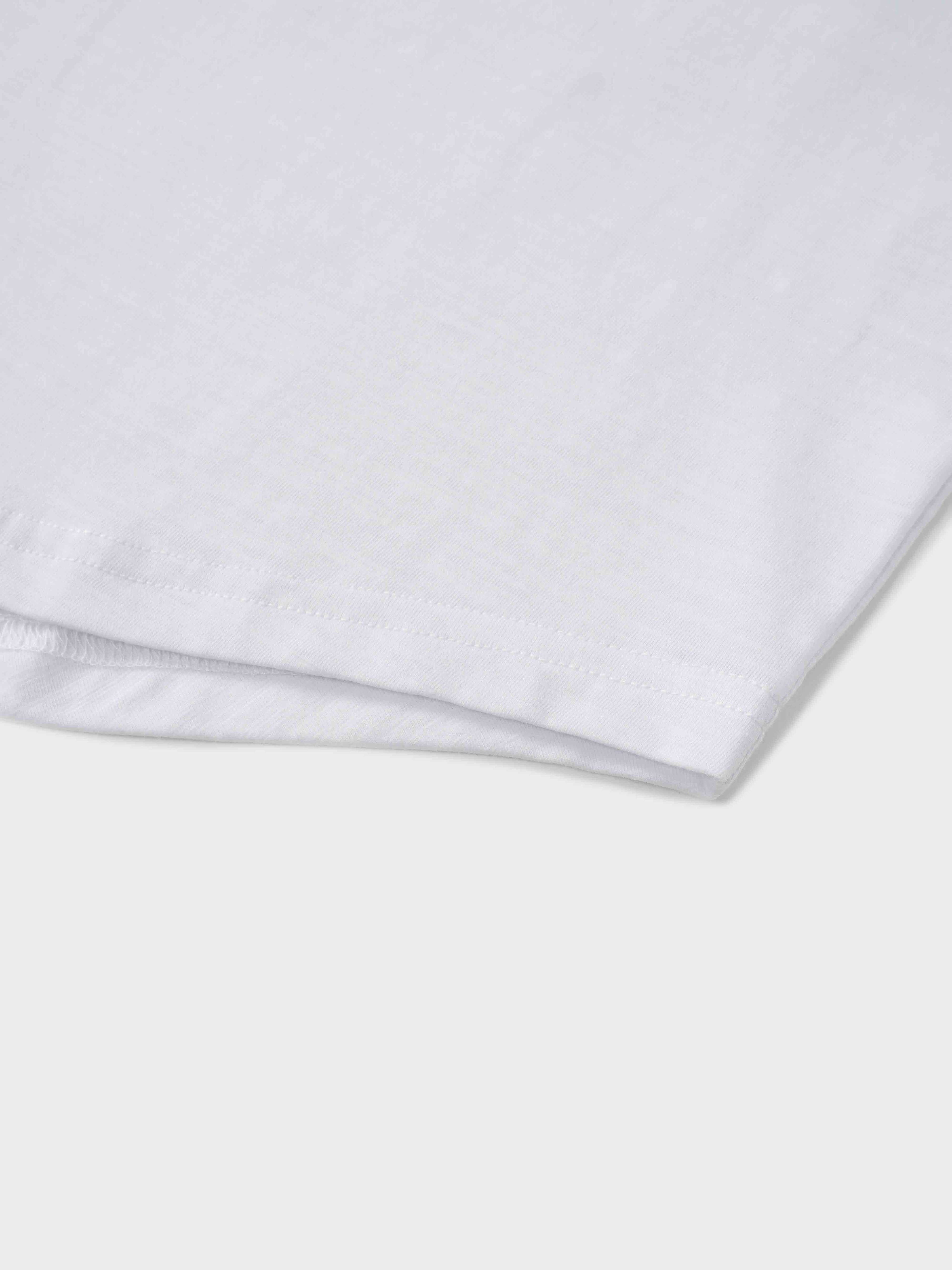 Floral Motif Oversized Tee-Blue