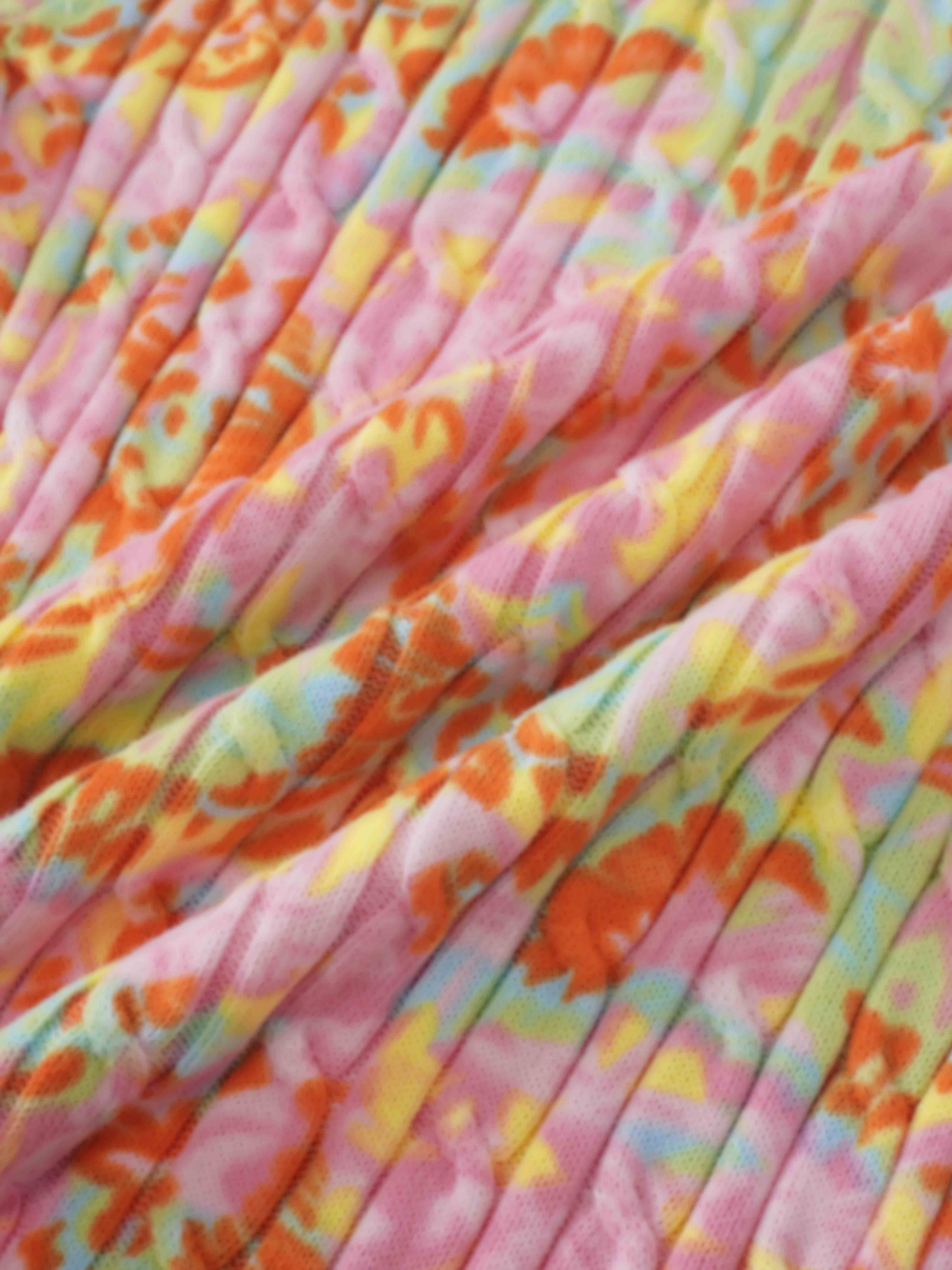 Printed Cable Sweater-Multi Color