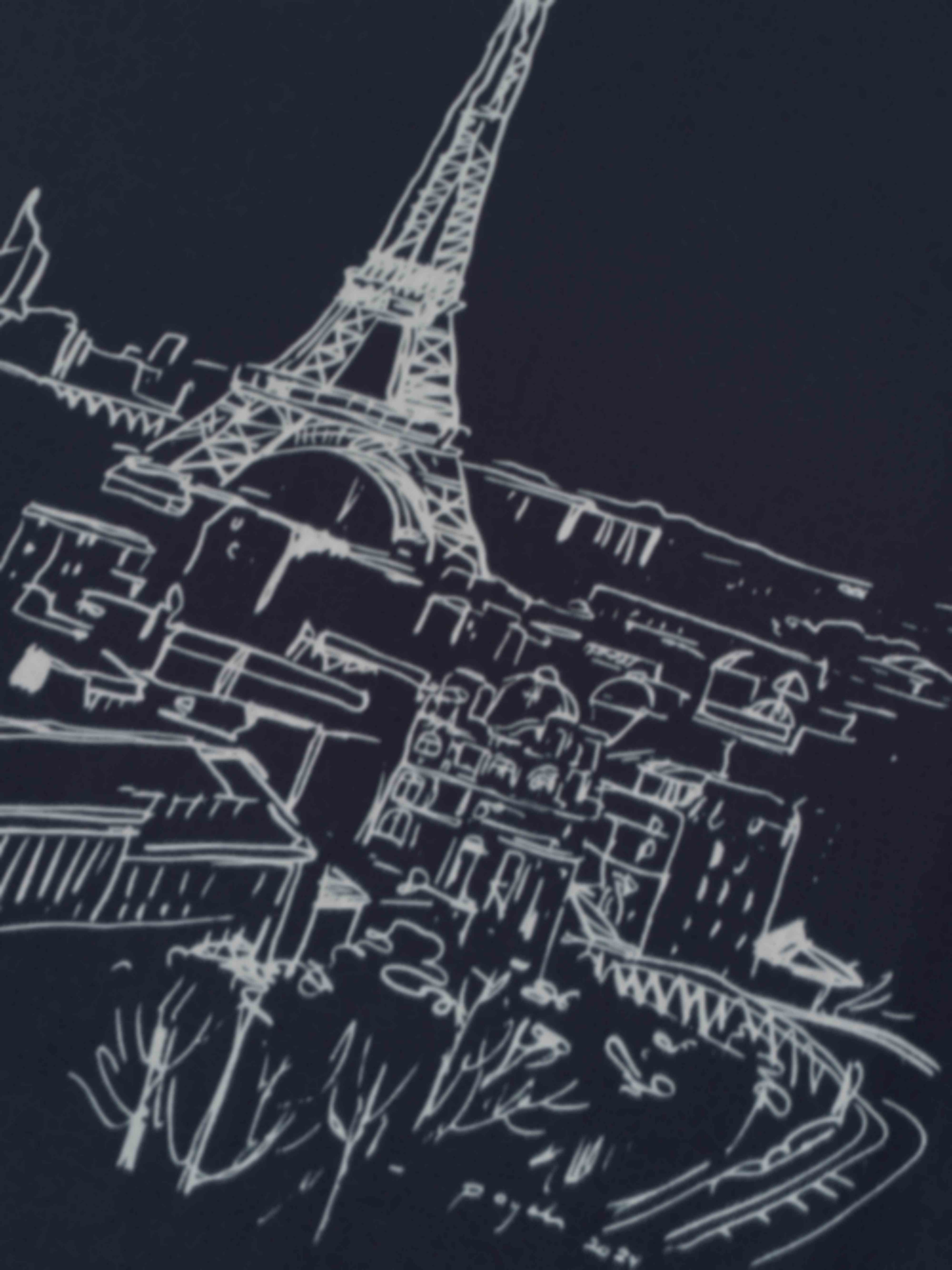 Maxi T-Shirt Dress-Navy/White Tower