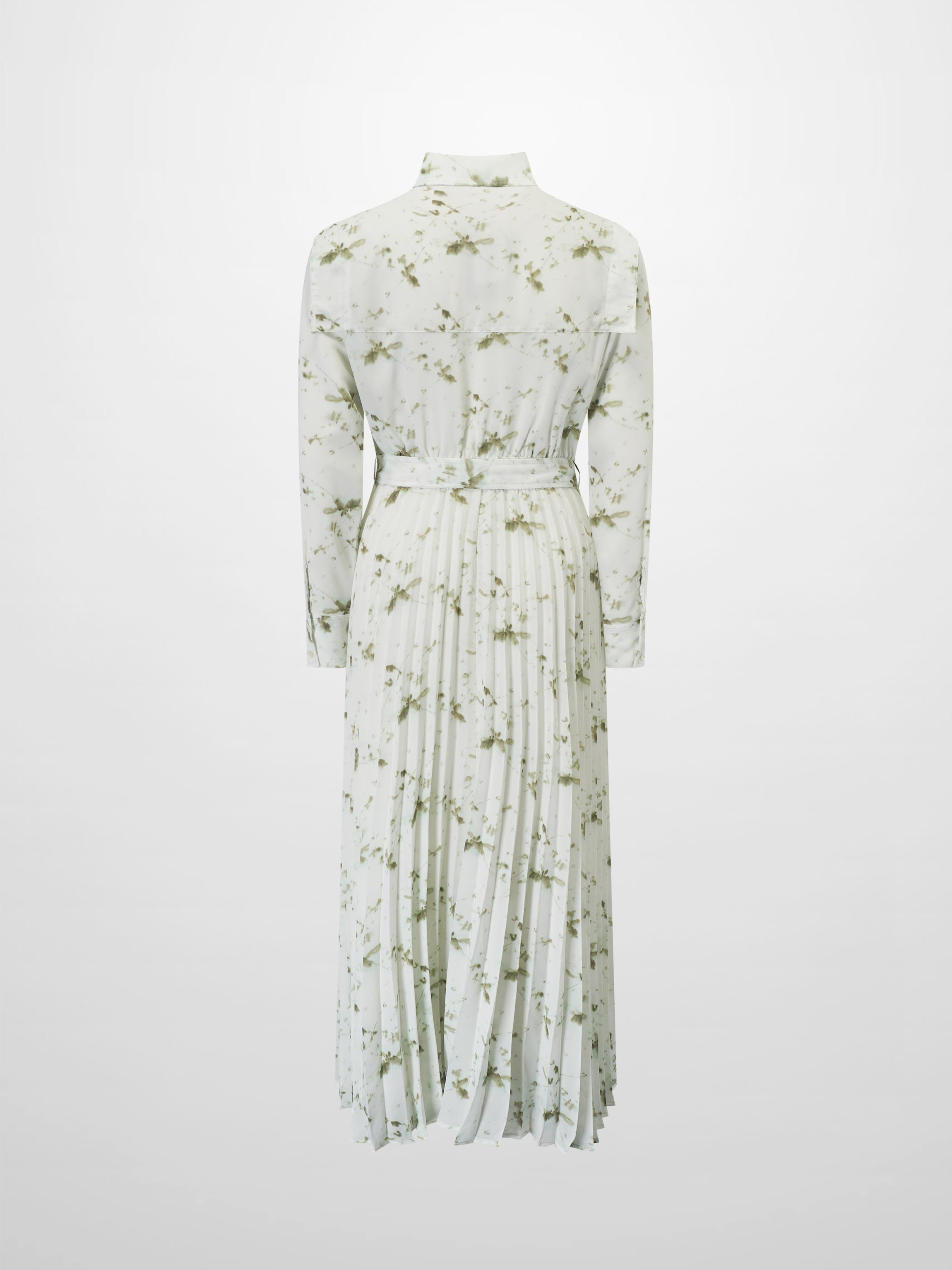 The Emily Dress-Green Flower