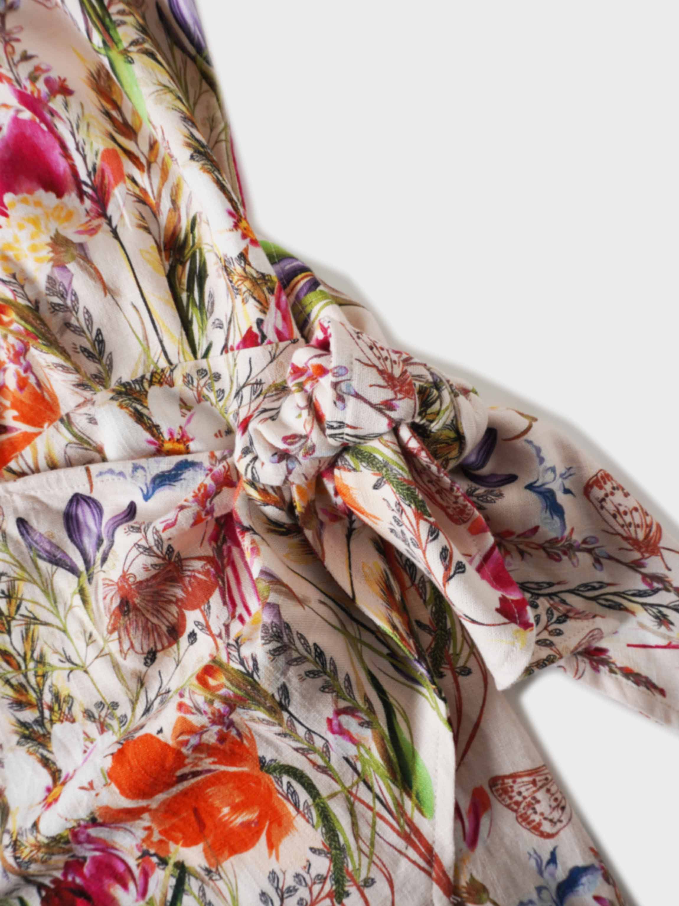 Wrap Shirtdress-Floral