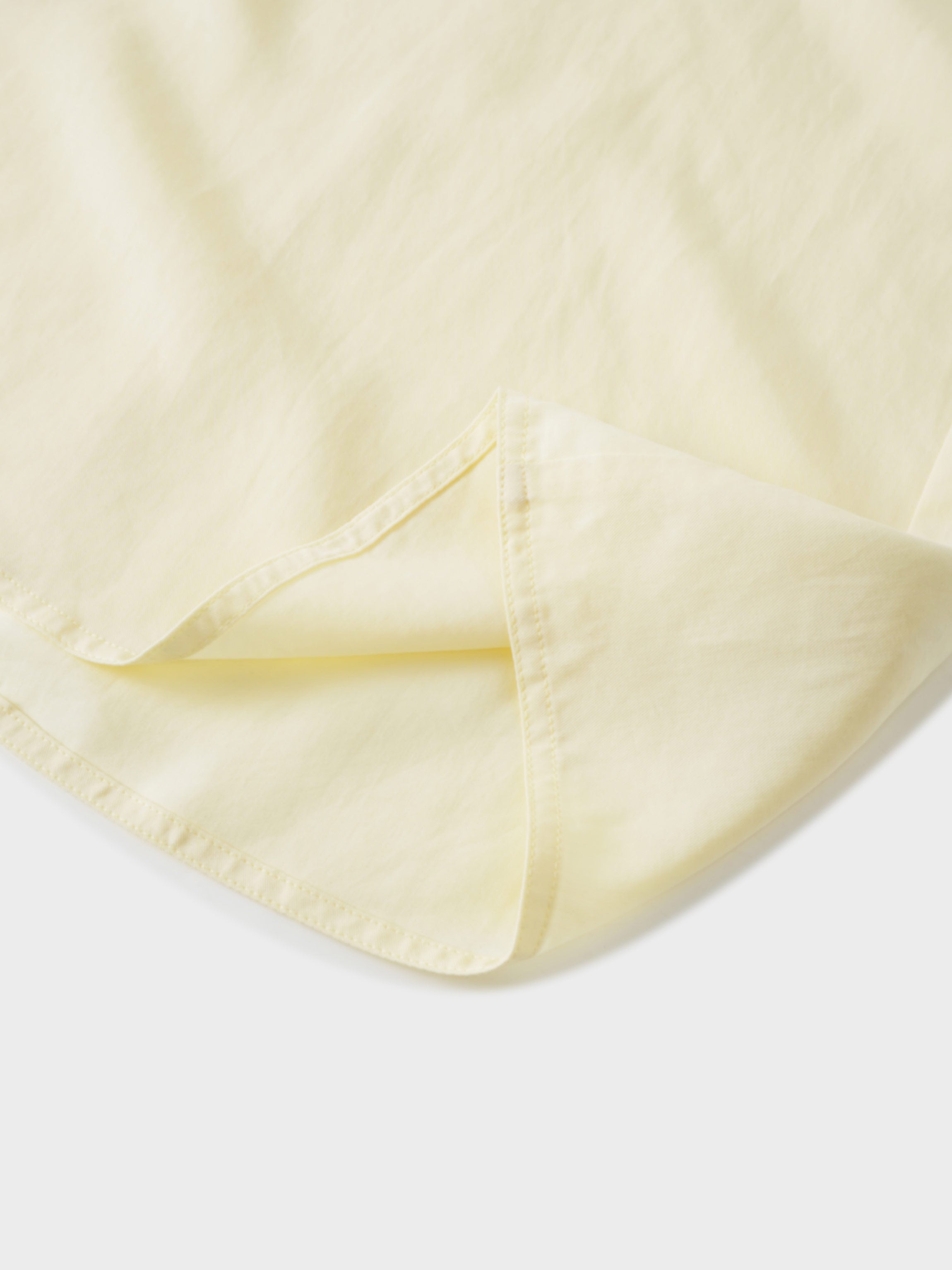 Tencel Yoke Button Down Skirt-Butter Yellow