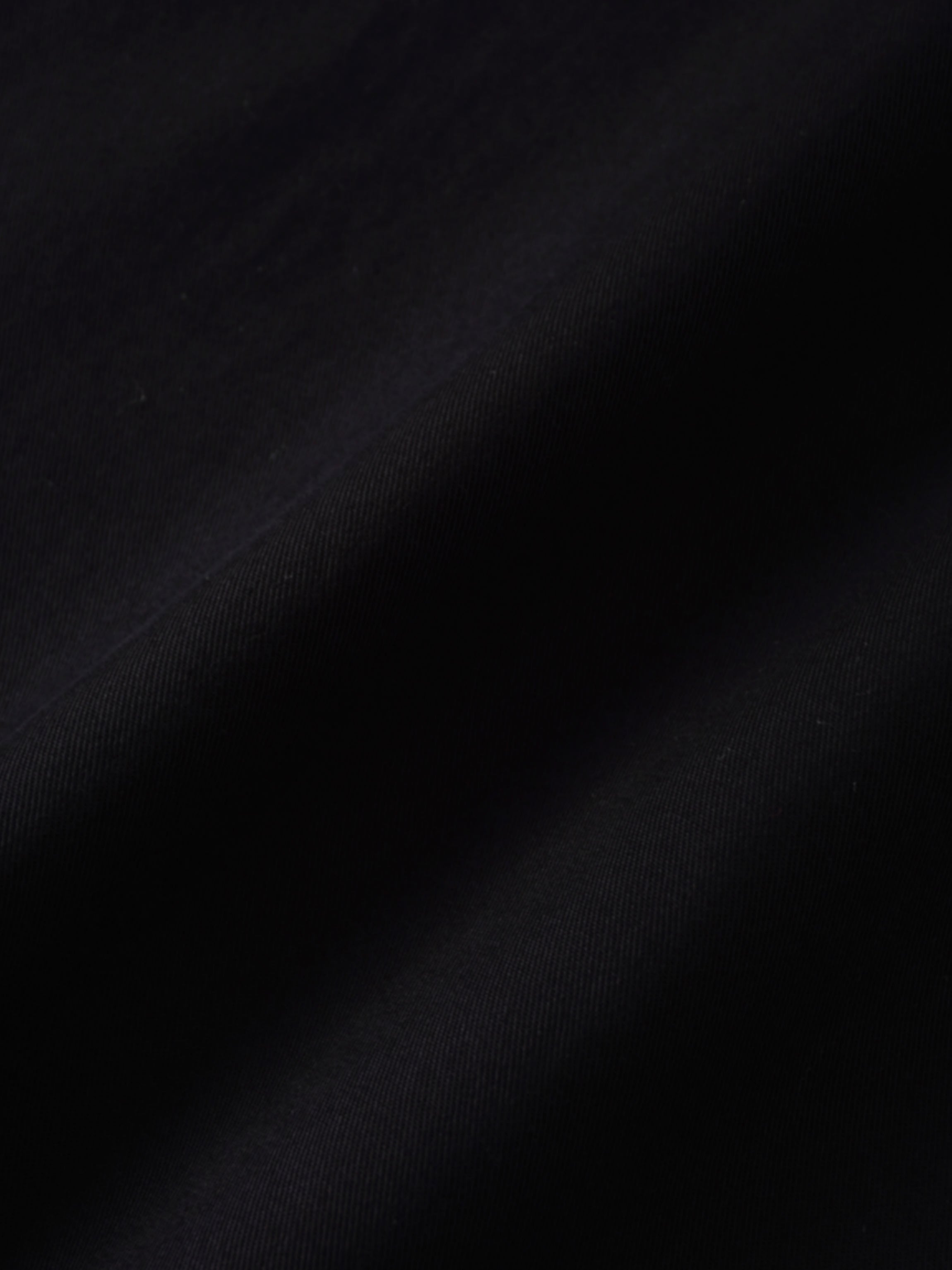 Tencel Yoke Button Down Skirt-Black