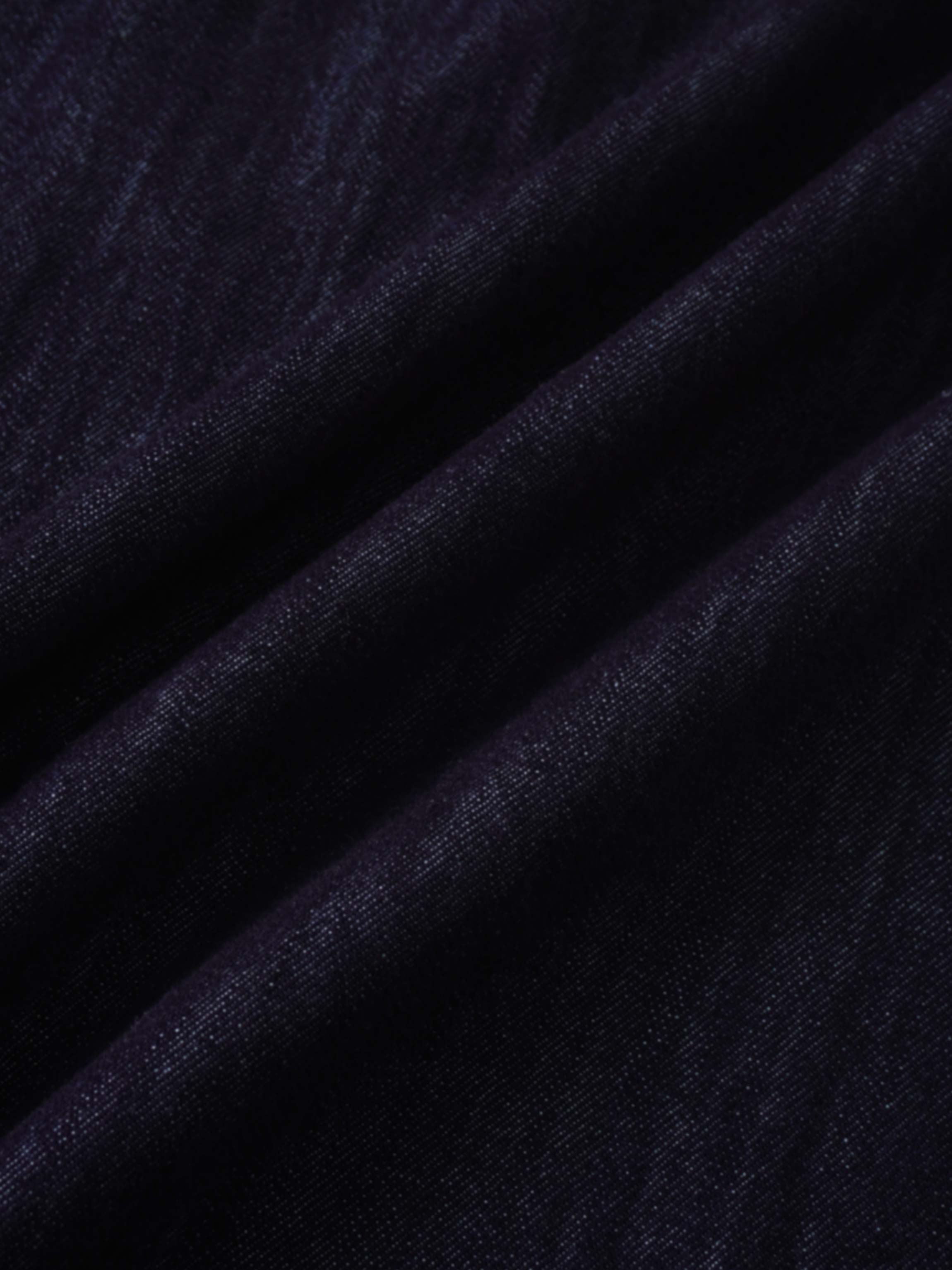 Inverted Yoke Pleat Skirt-Dark Blue