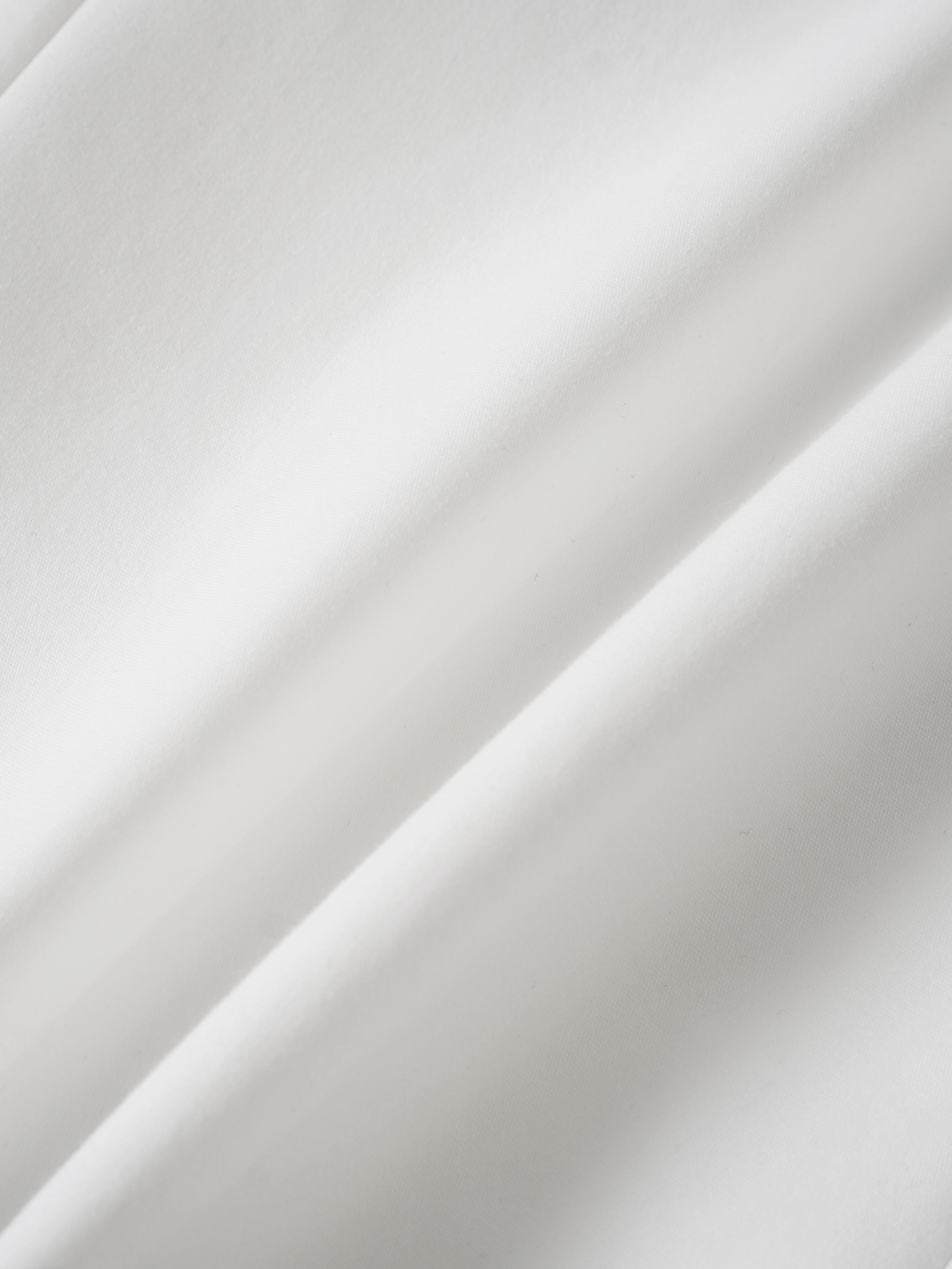 Belted Straight Cargo Pocket Skirt-White