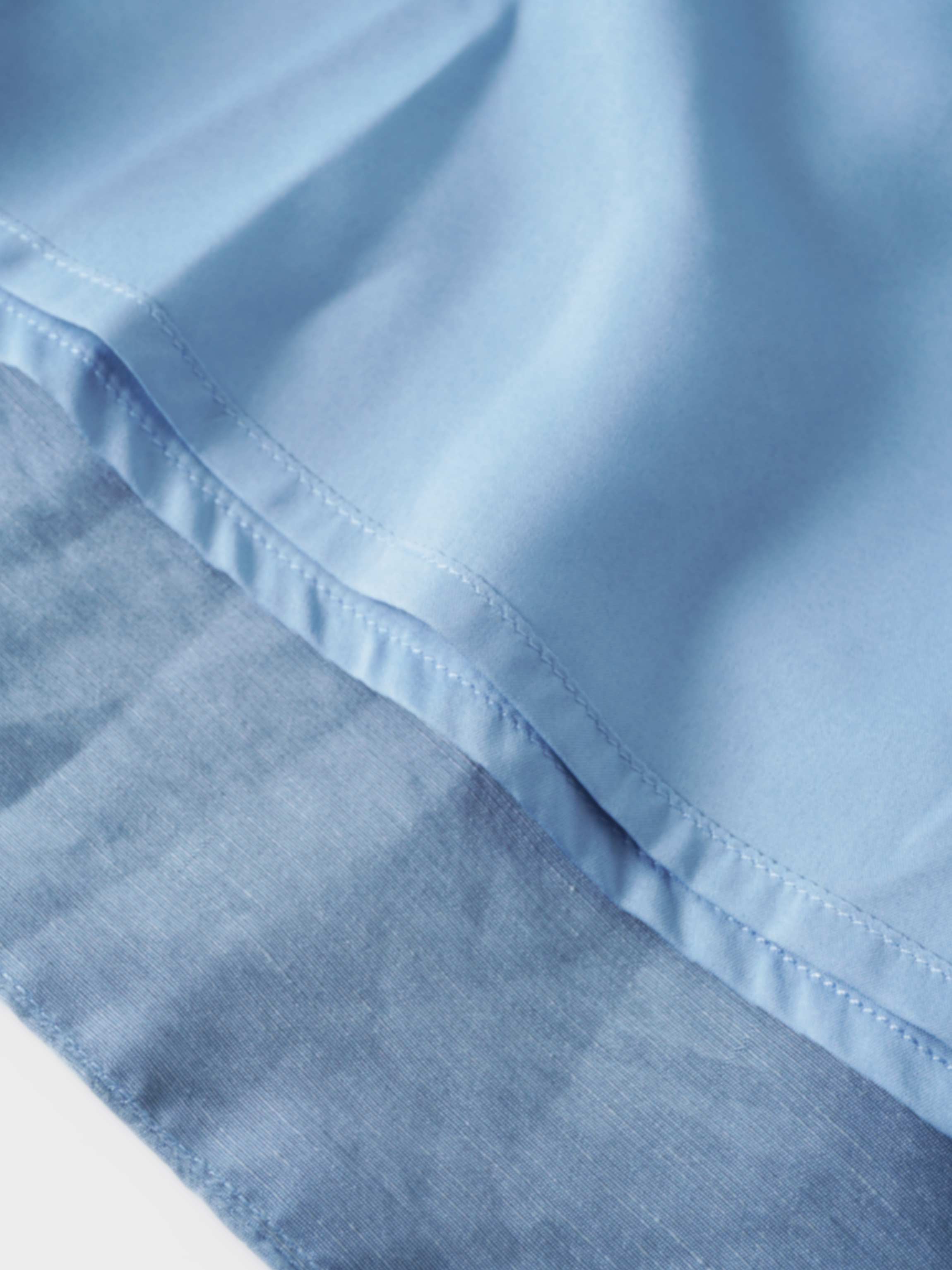 Pointed Yoke Dress Skirt-Blue