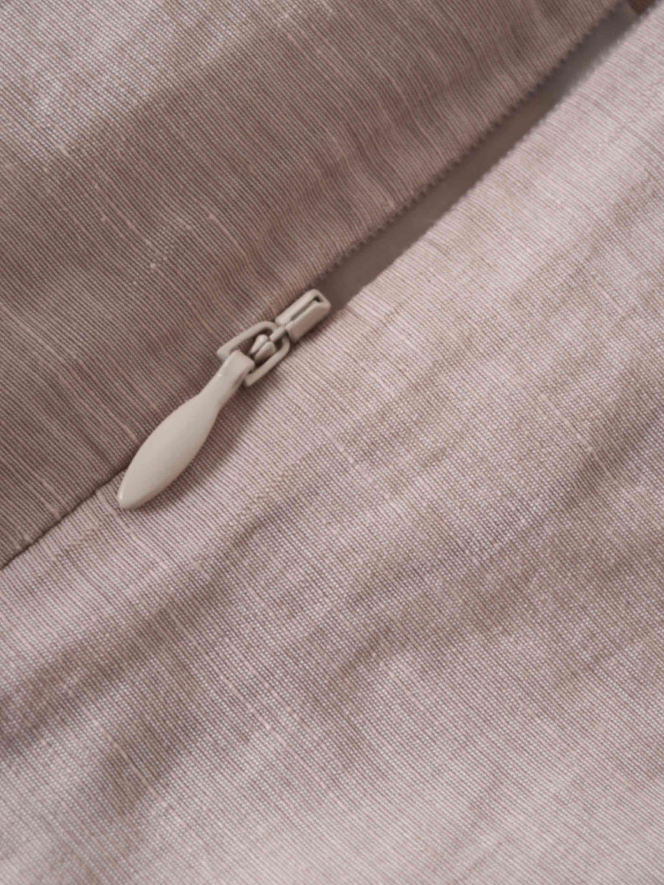 Pointed Yoke Dress Skirt-Ice Latte