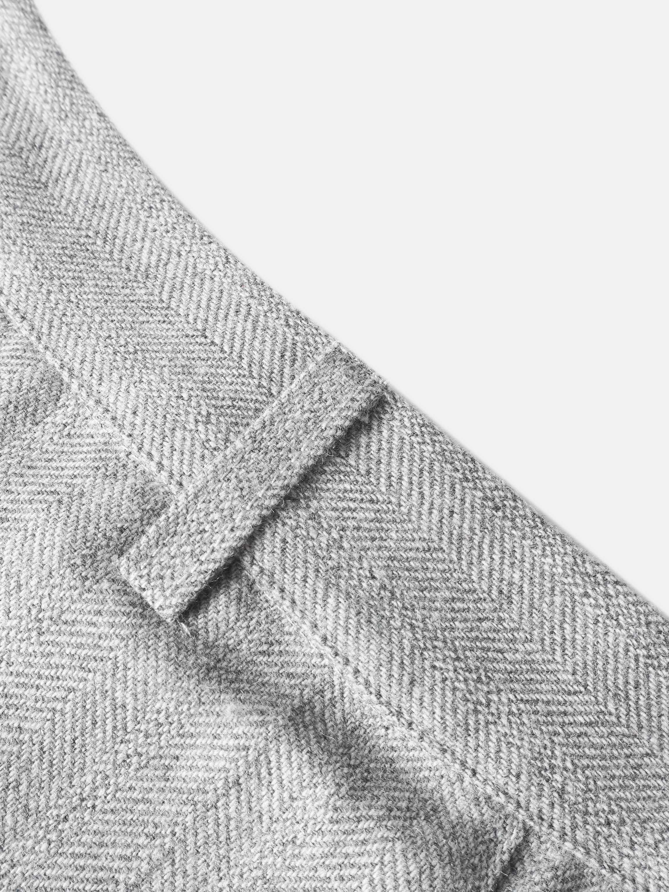 Pleat Bottom Yoke Skirt - Black/Grey