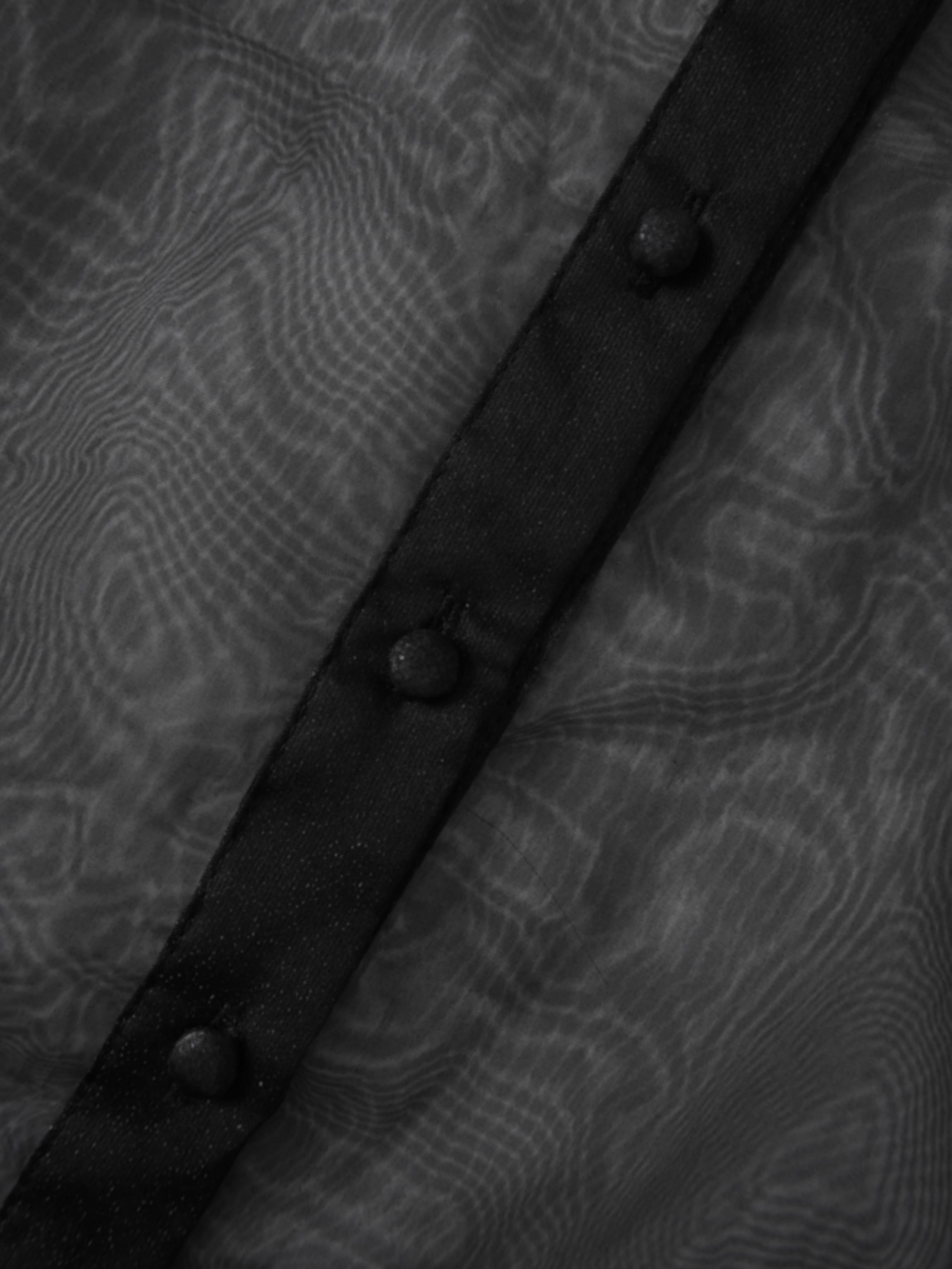 Organza Blouse-Black