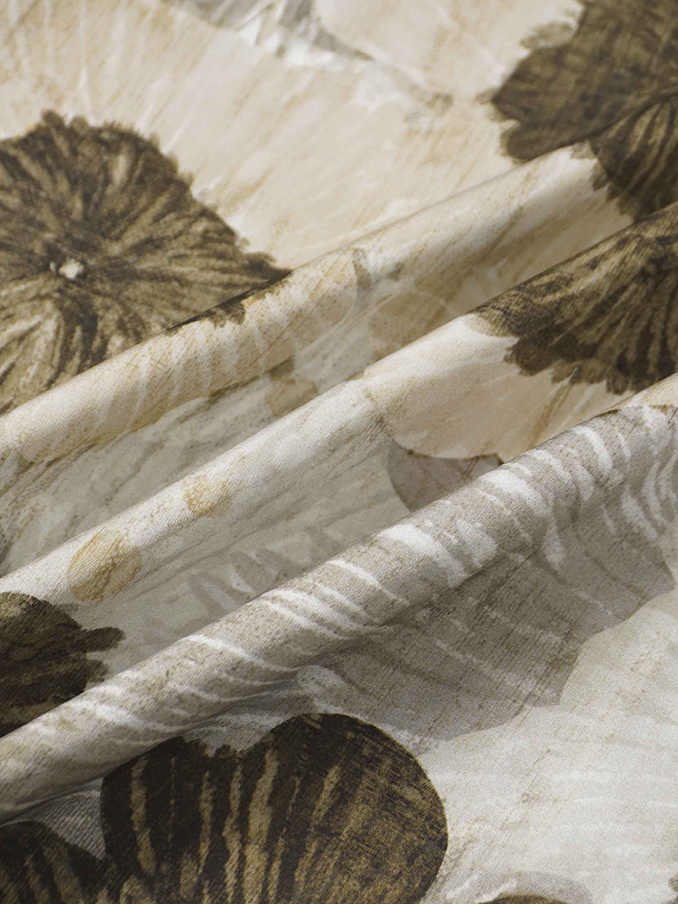 Belted Full Sleeve Dress-Floral