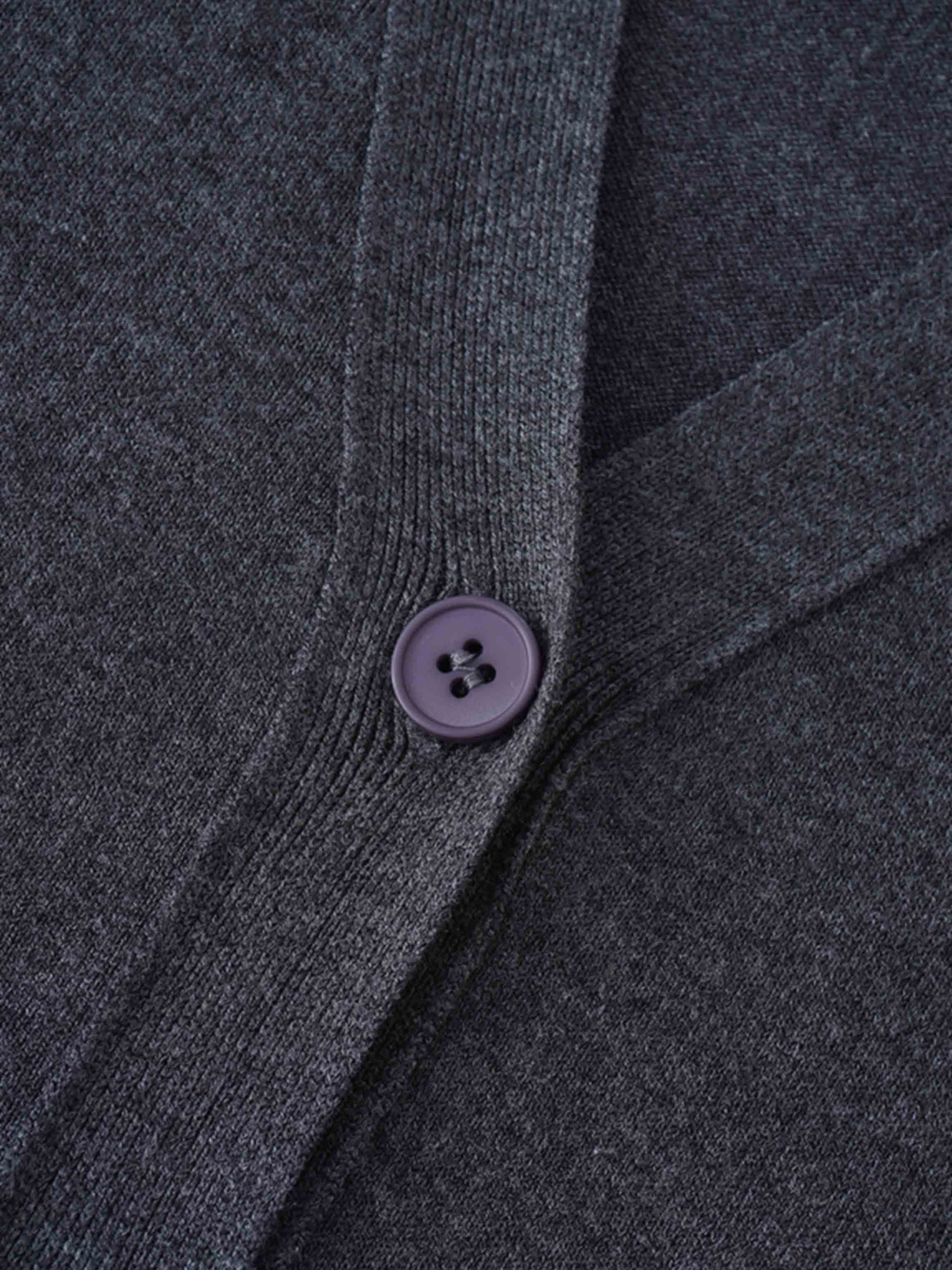Duster Cardigan 50"-Charcoal Grey
