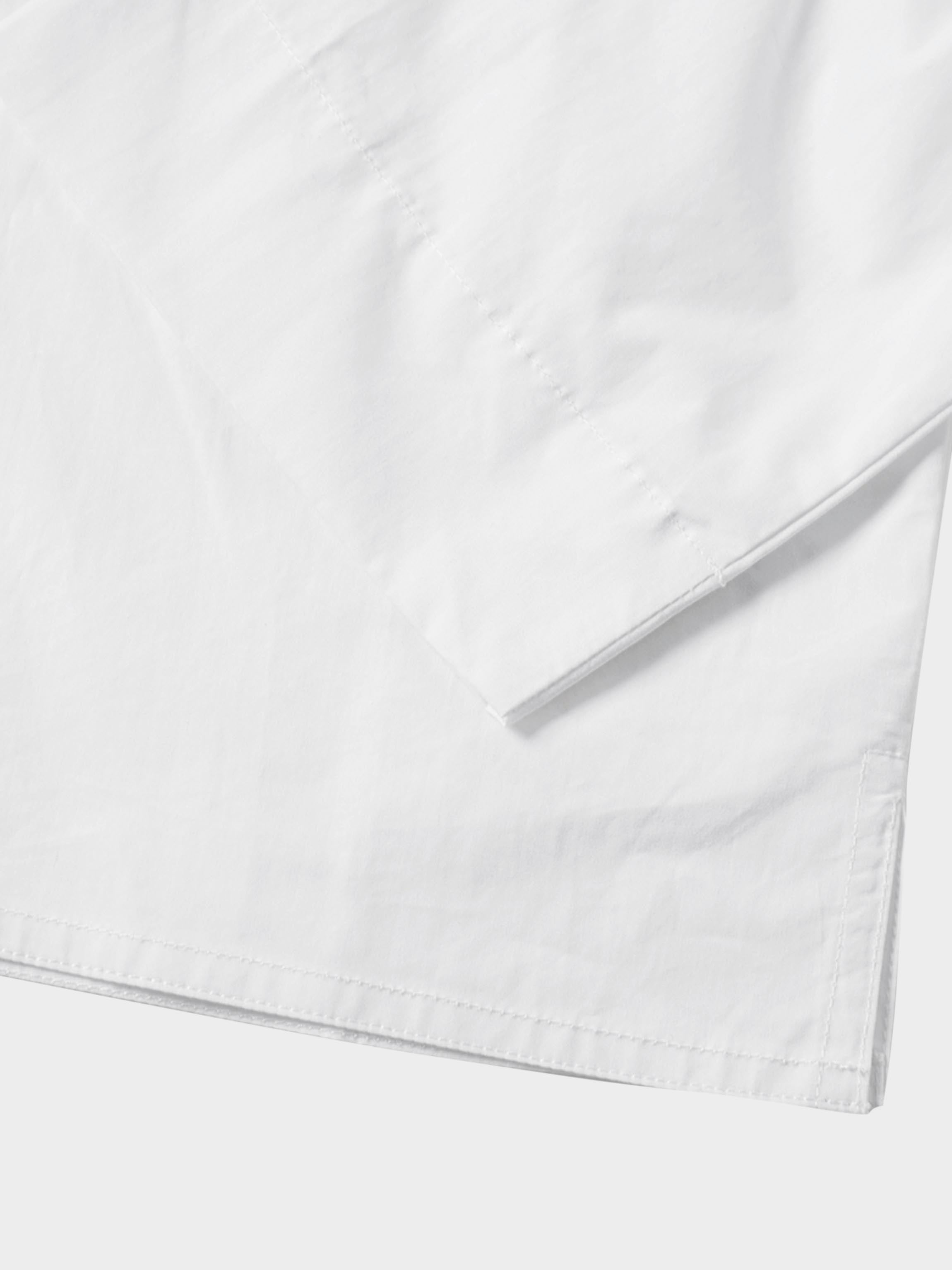 Cotton Crop Blouse-White