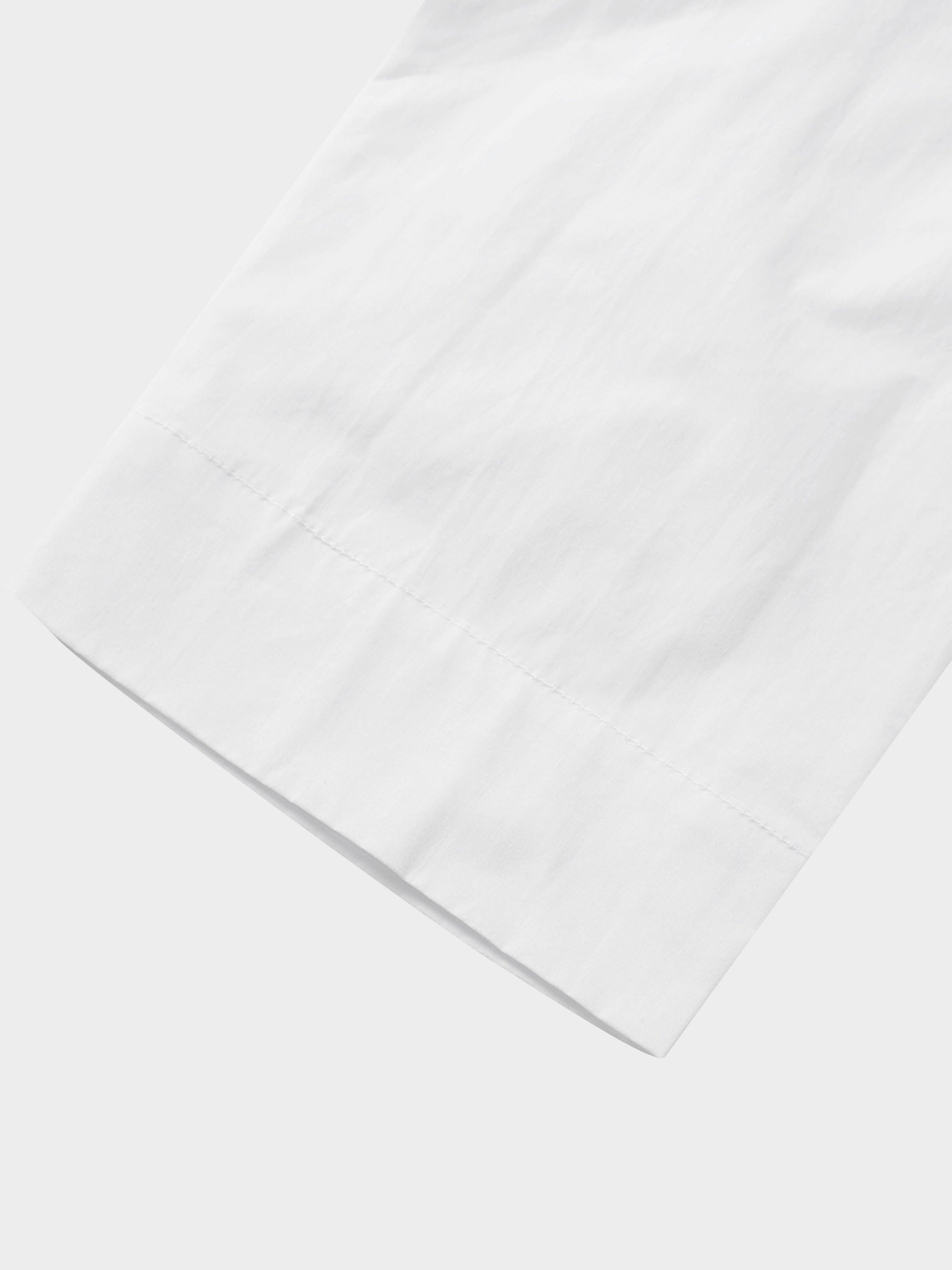 Cotton Crop Blouse-White