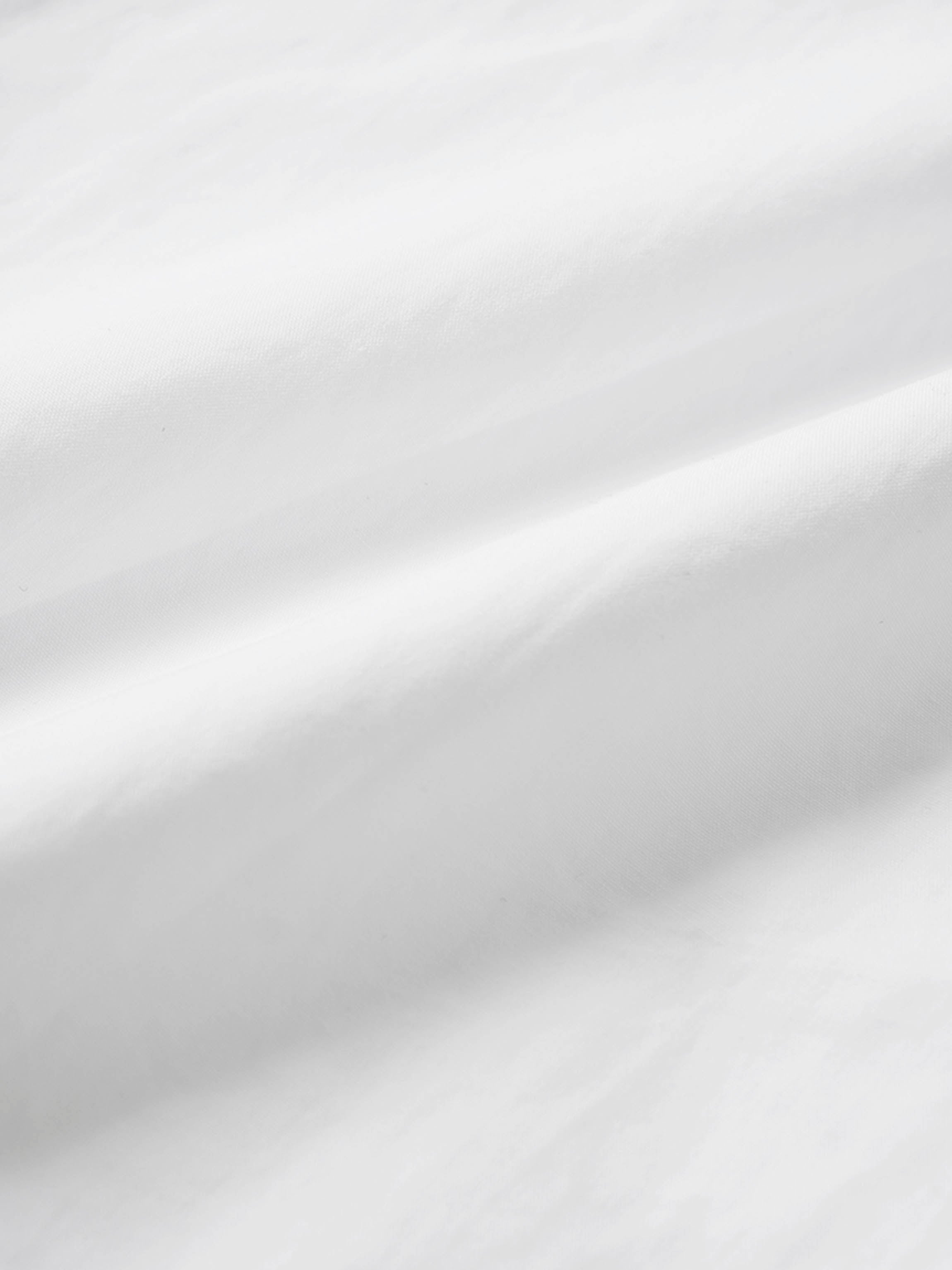 Cotton Crop Blouse-White