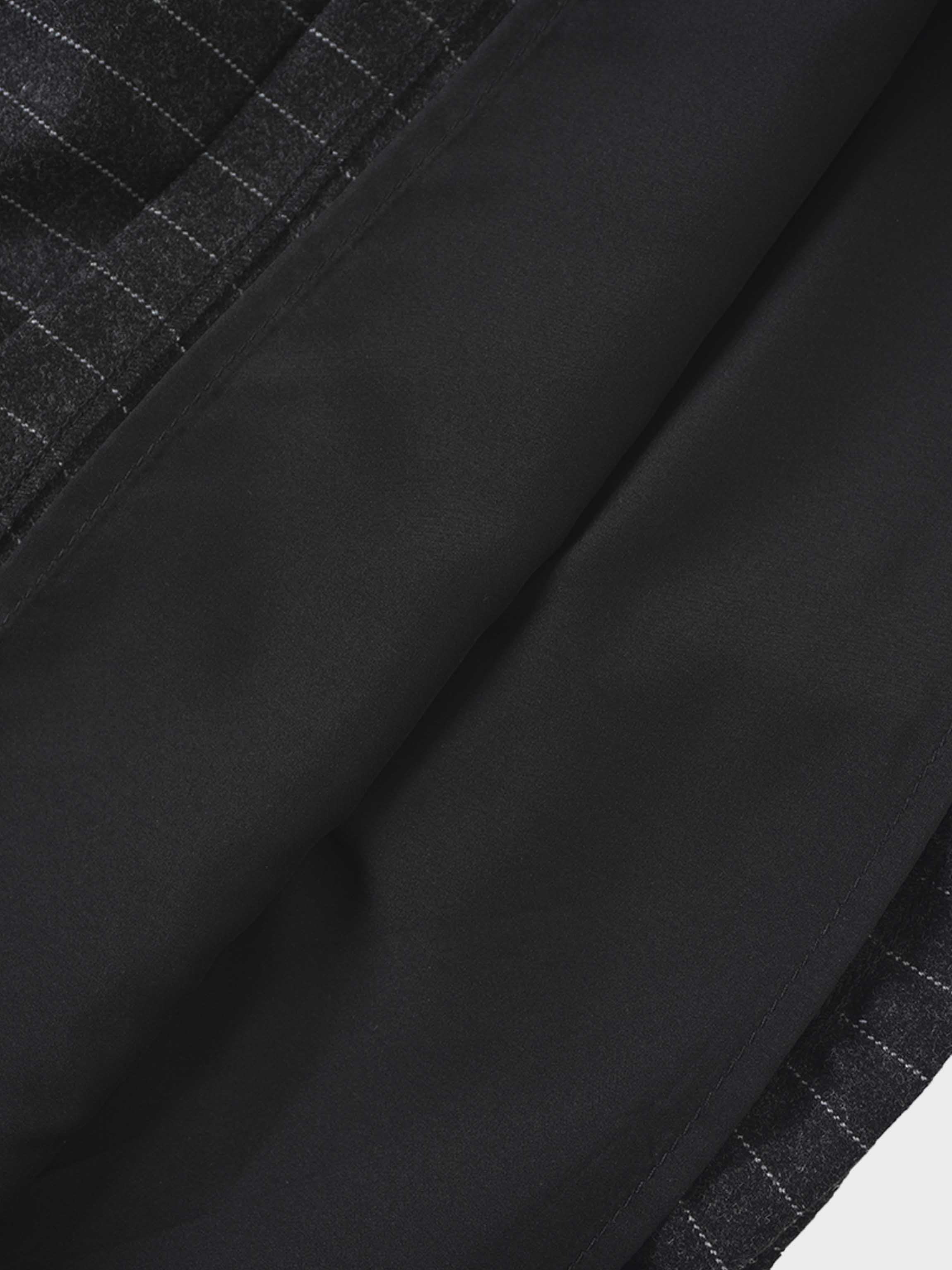 Straight Maxi Skirt-Grey Pinstripe
