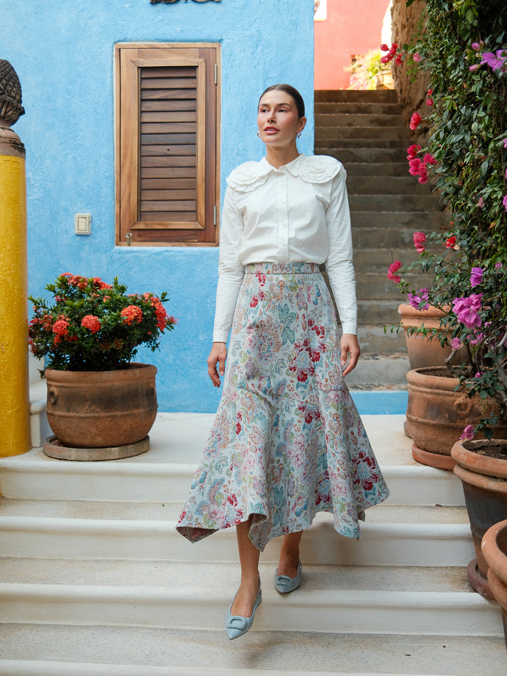 The Olivia Skirt-Tapestry Floral