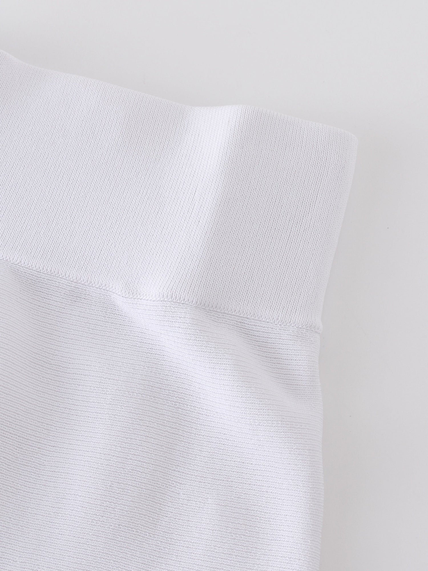 FALDA PLISADA DE PUNTO (27")-BLANCO
