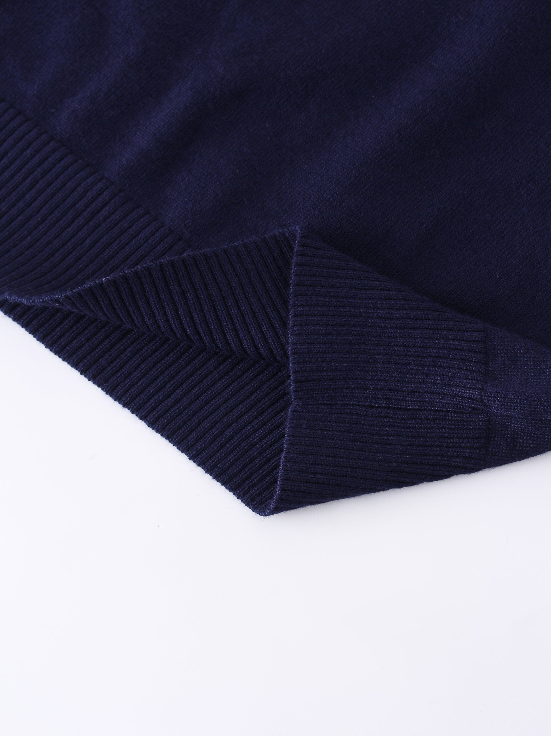 Basic Crew Sweater 3Q-Navy