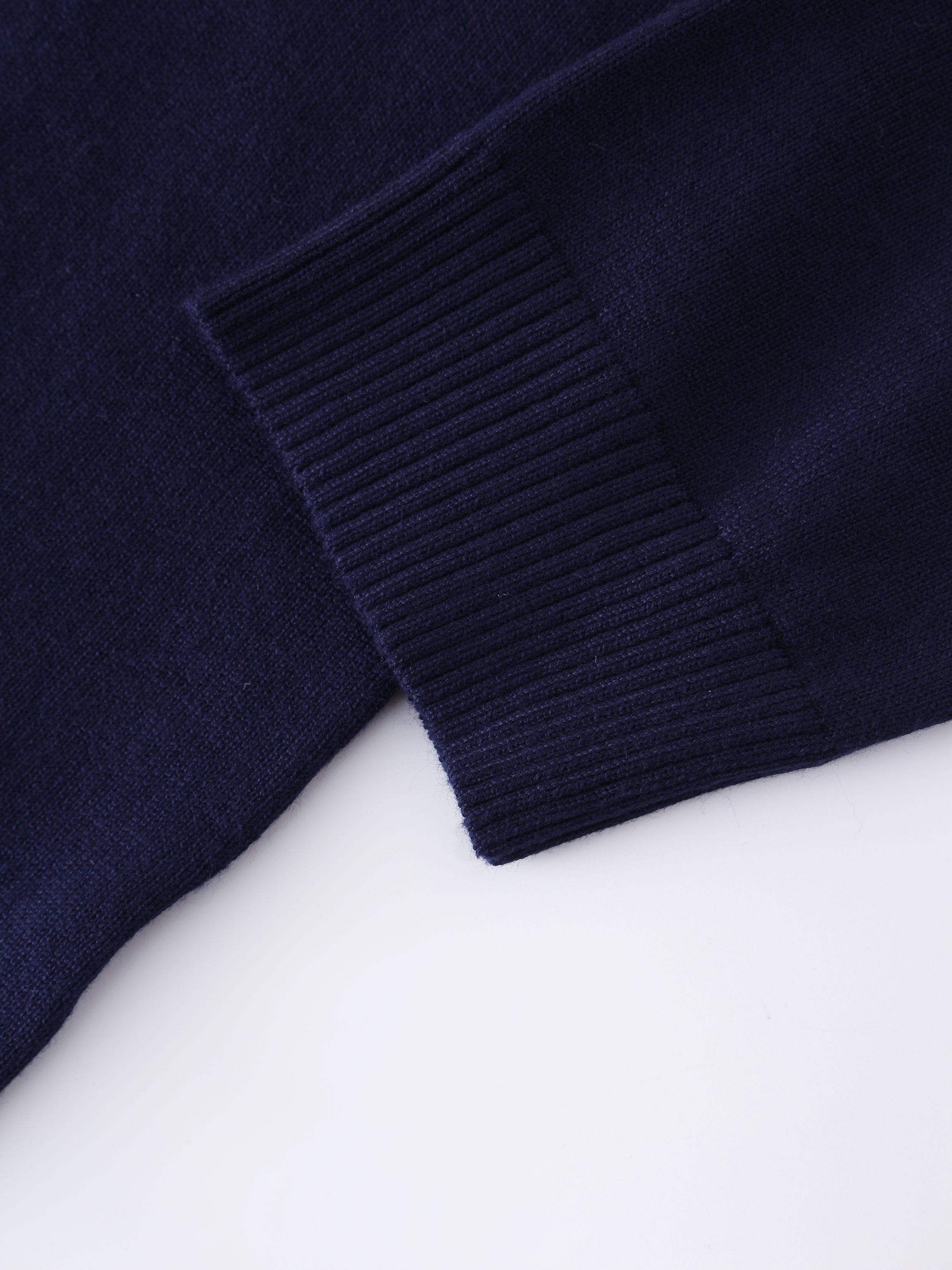 Basic Crew Sweater 3Q-Navy