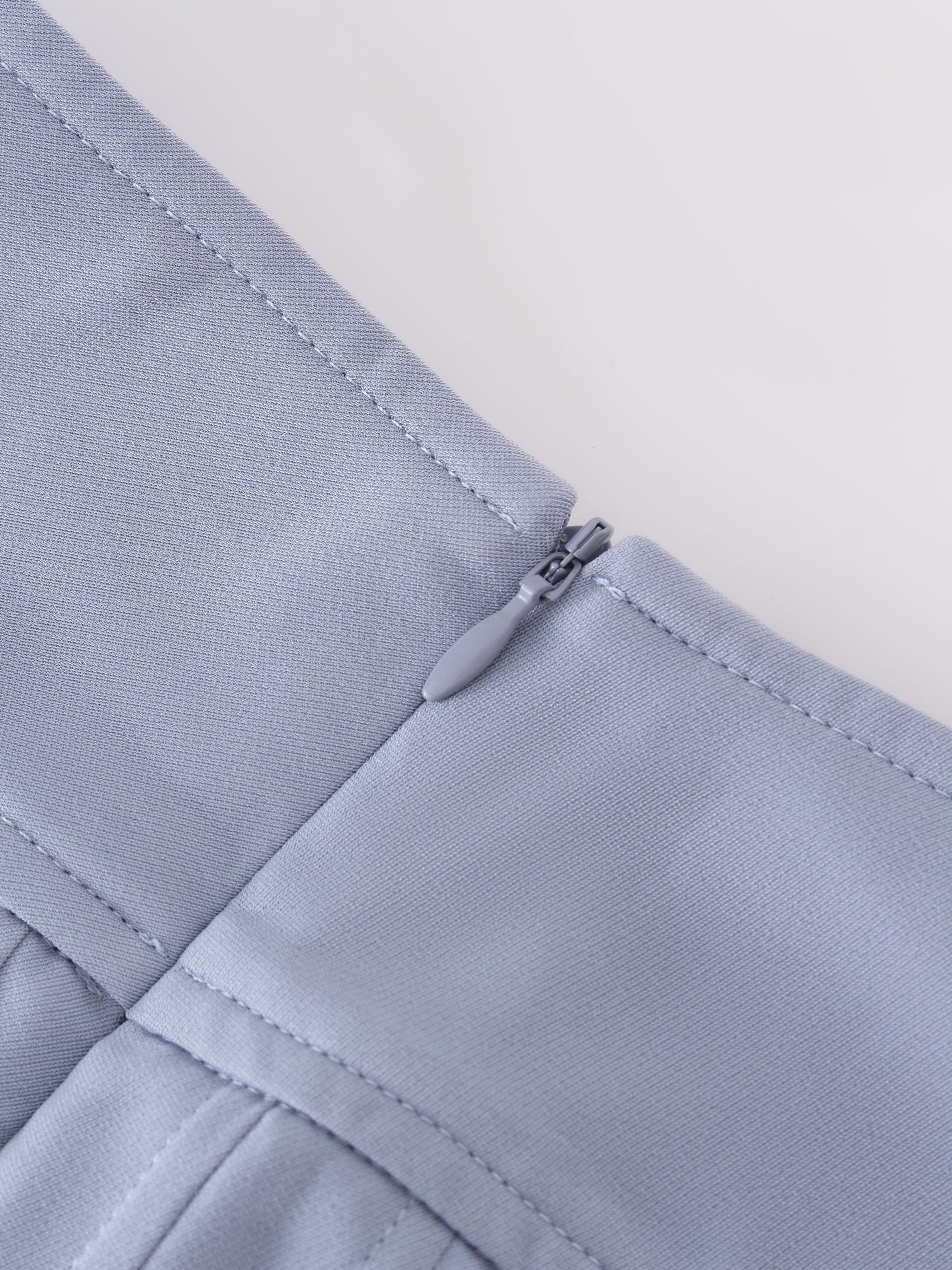 Falda Plisada Yema 37"-Gris Azul