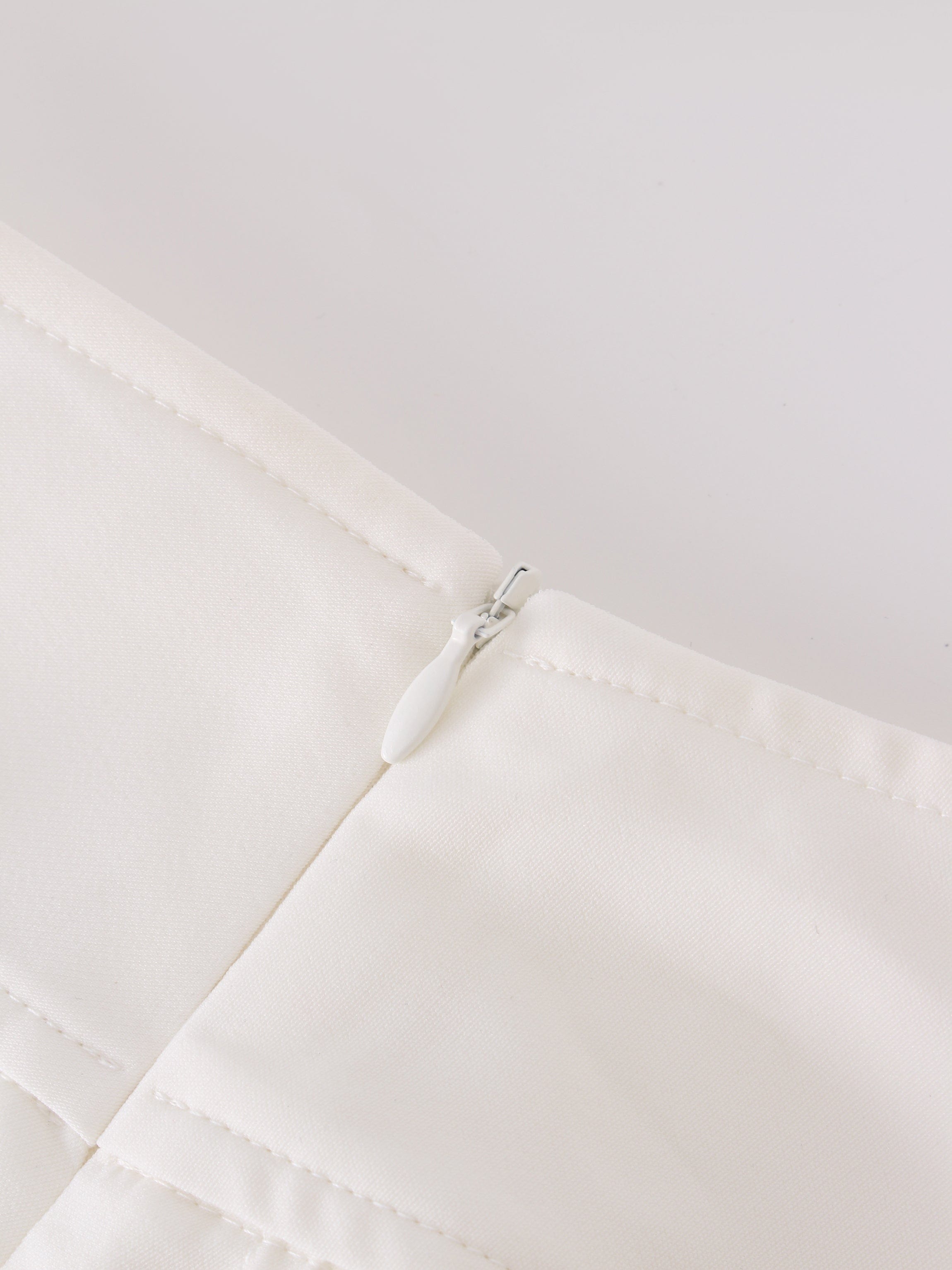 Falda Plisada Yema 37"-Blanco