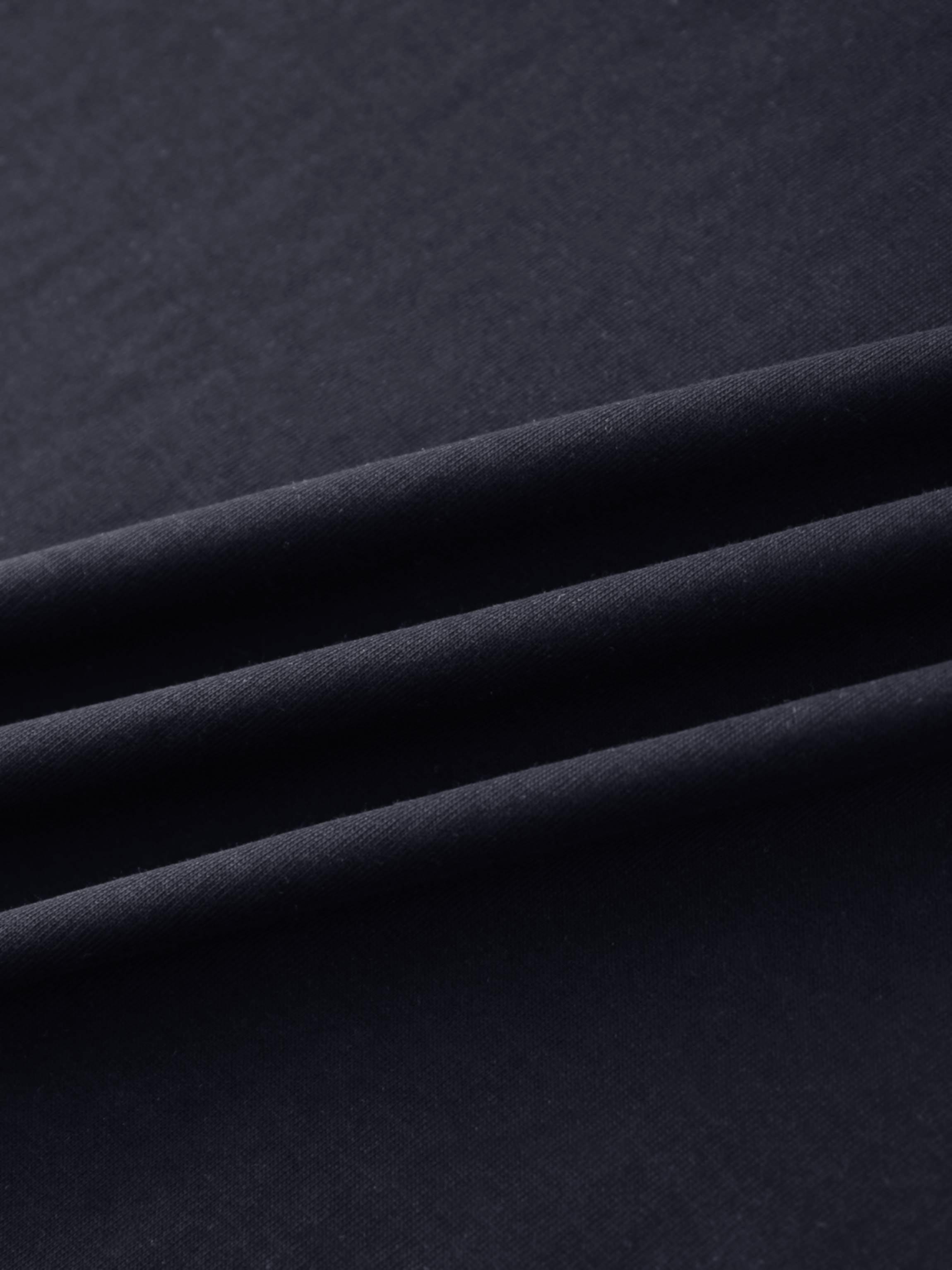 Elastic Waist T-Shirt Skirt-Navy