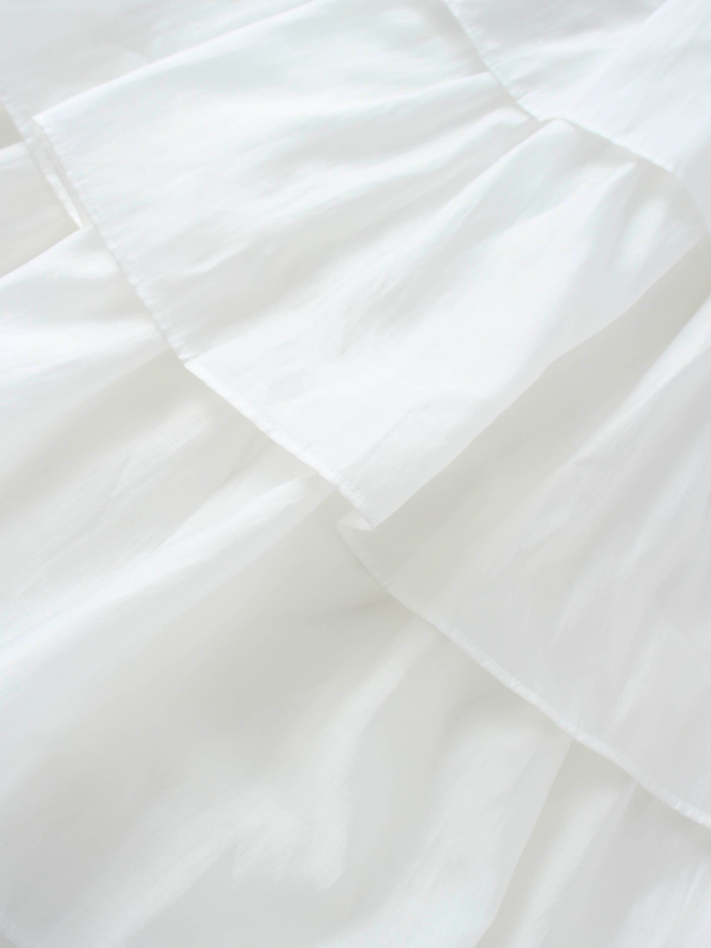 The Emme Layered Skirt-White