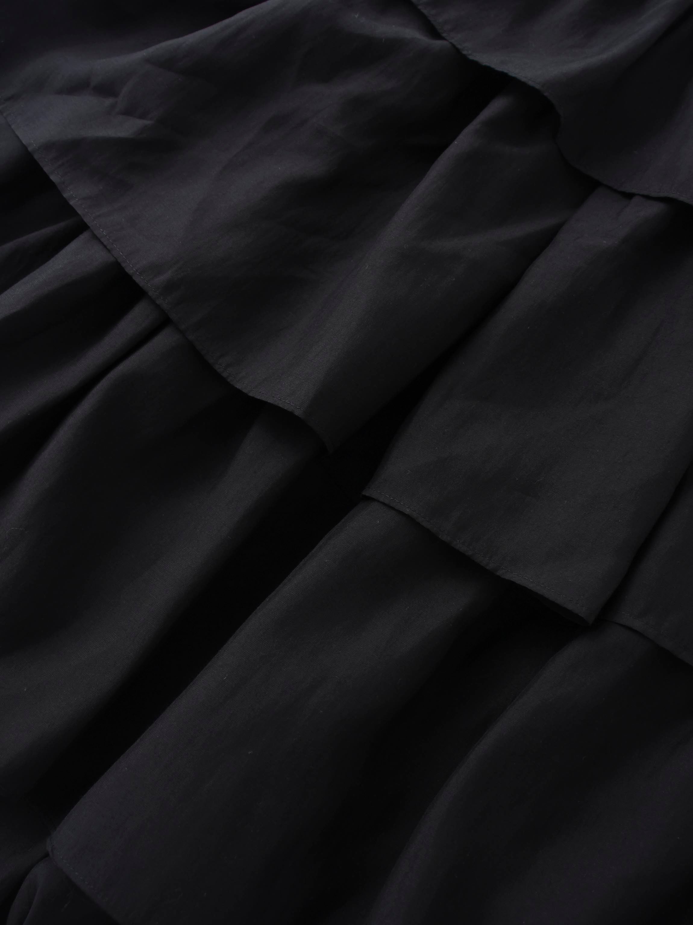 The Emme Layered Skirt-Black