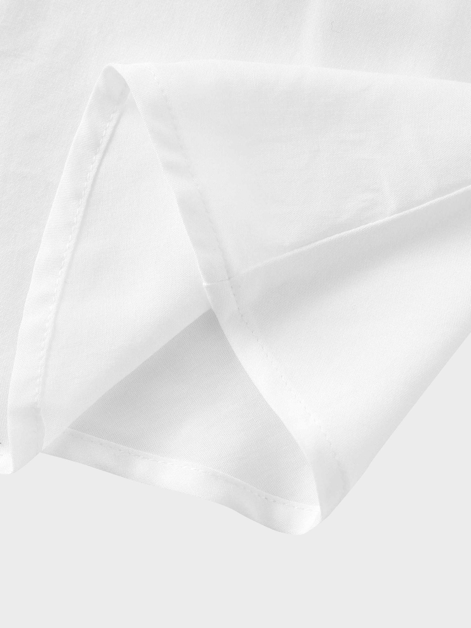 TRUMPET FLARE SKIRT-WHITE