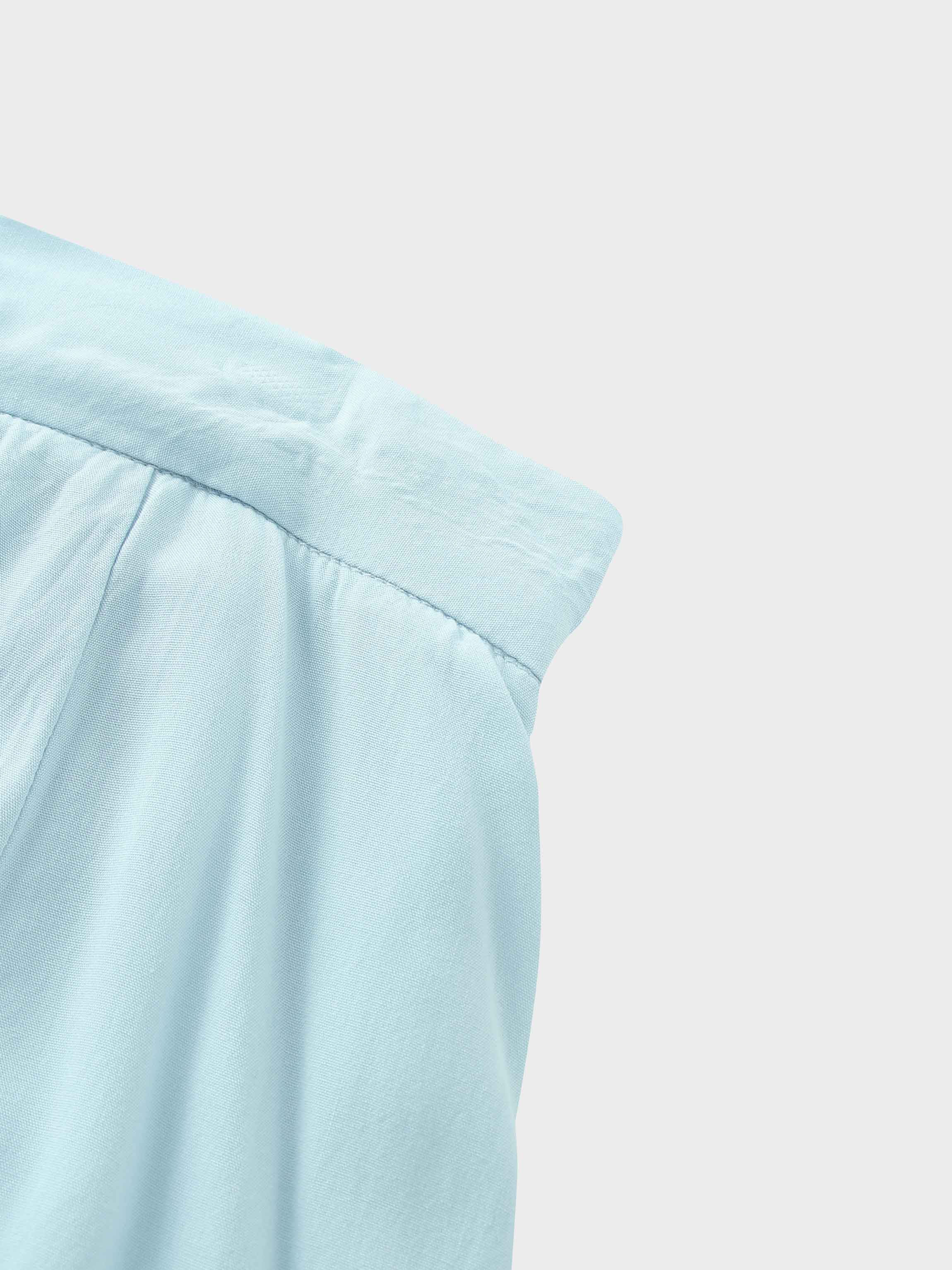 TRUMPET FLARE SKIRT-SKY BLUE