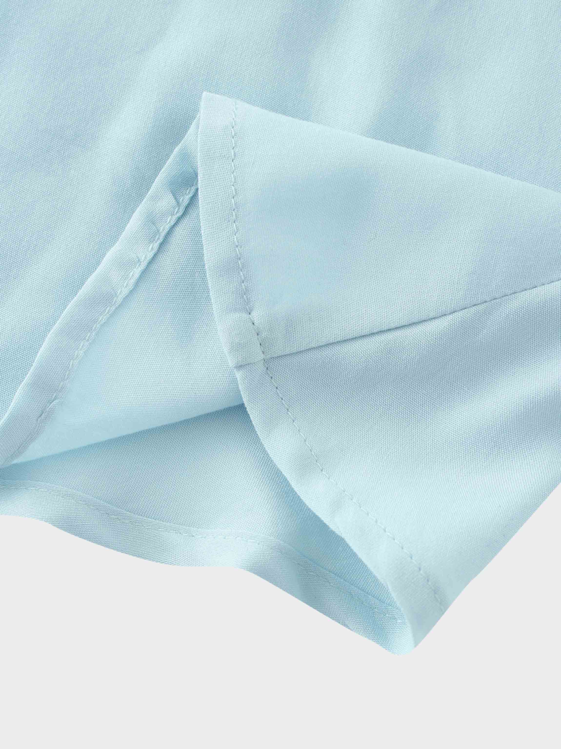 TRUMPET FLARE SKIRT-SKY BLUE