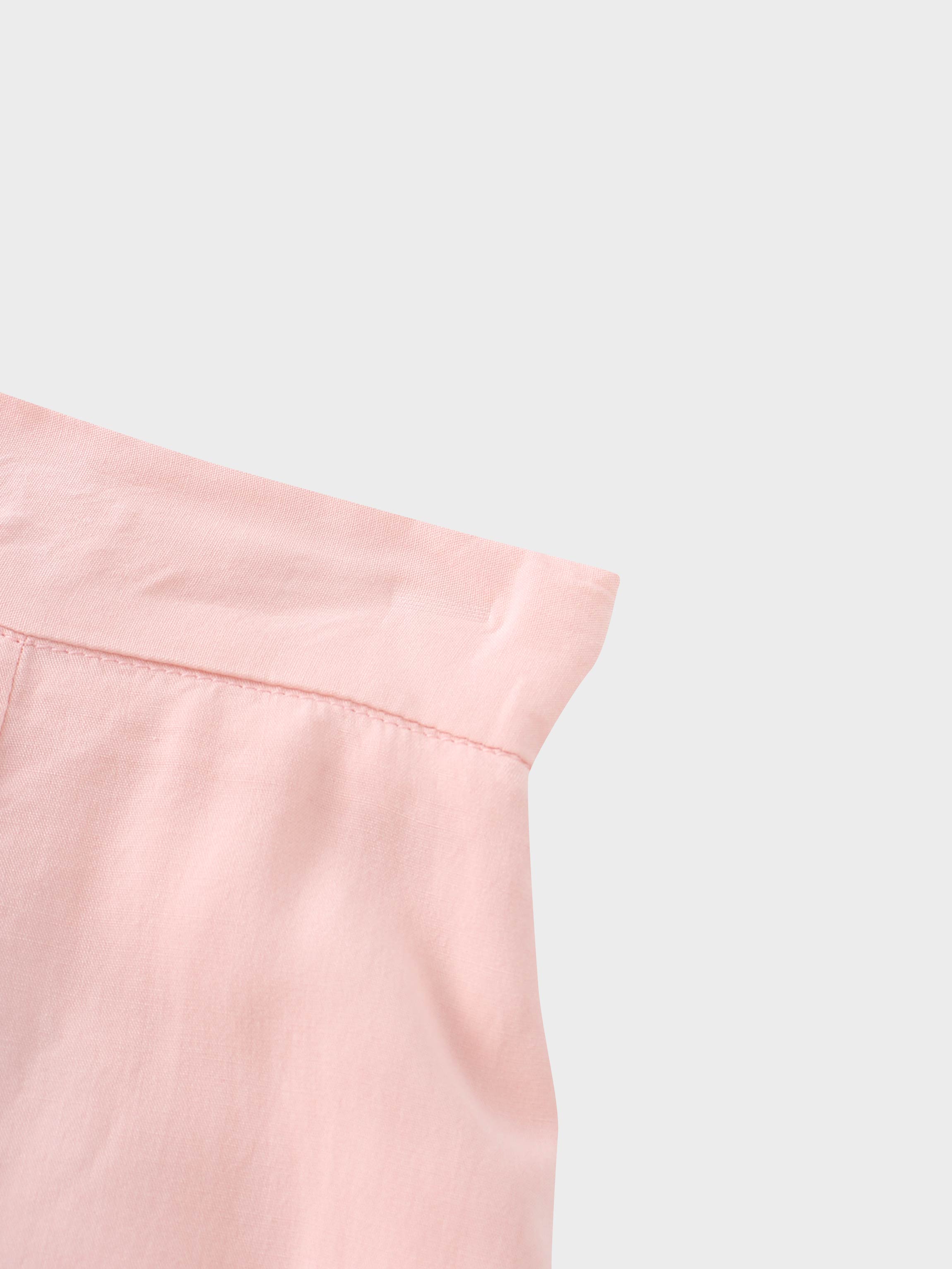 TRUMPET FLARE SKIRT-SUMMER BLUSH