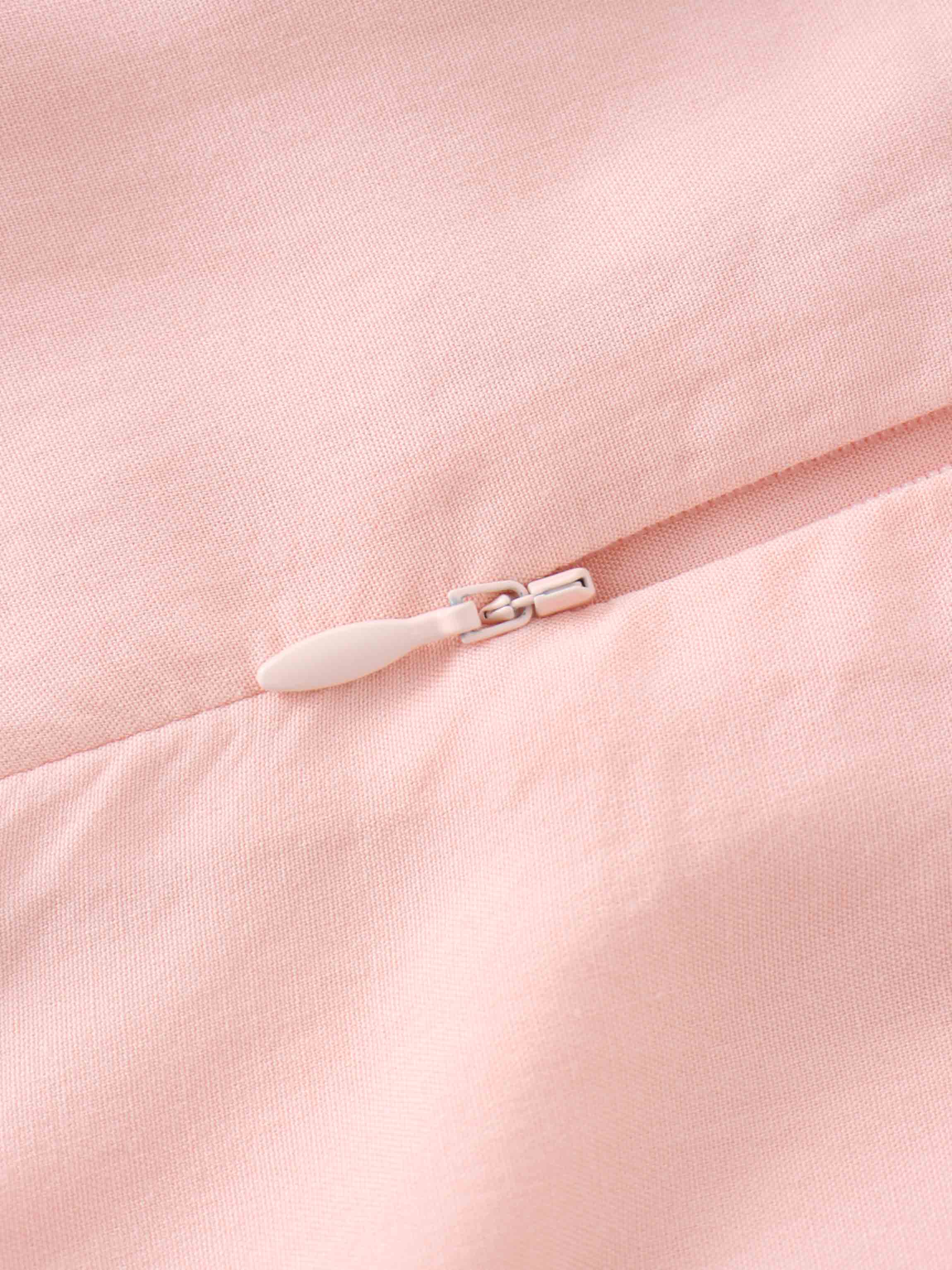 TRUMPET FLARE SKIRT-SUMMER BLUSH