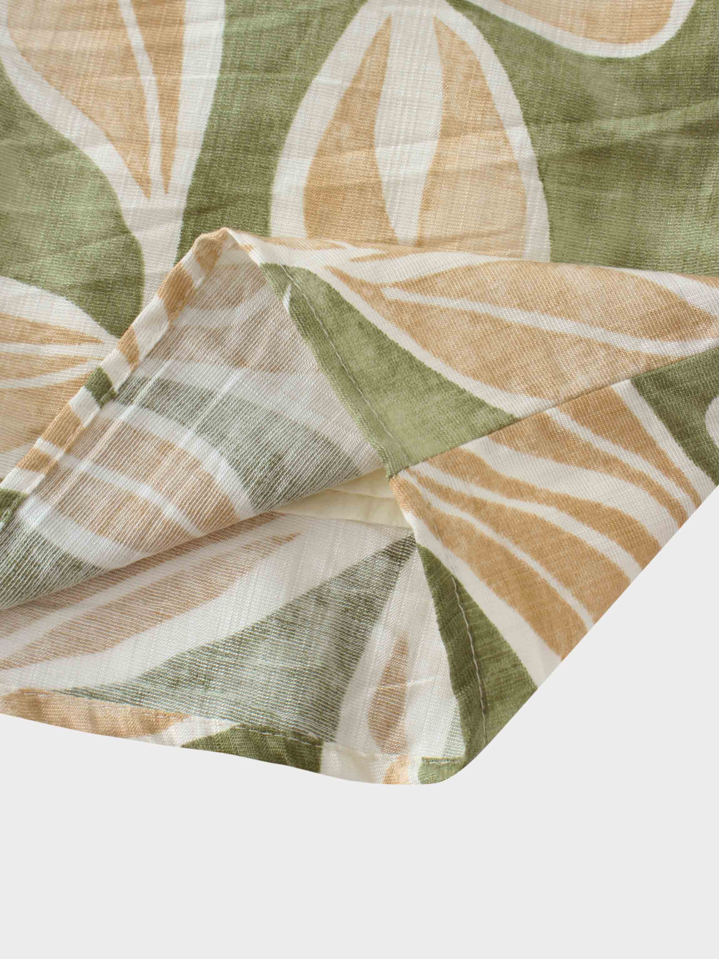 Side Tie Faux Wrap Skirt-Geo Floral