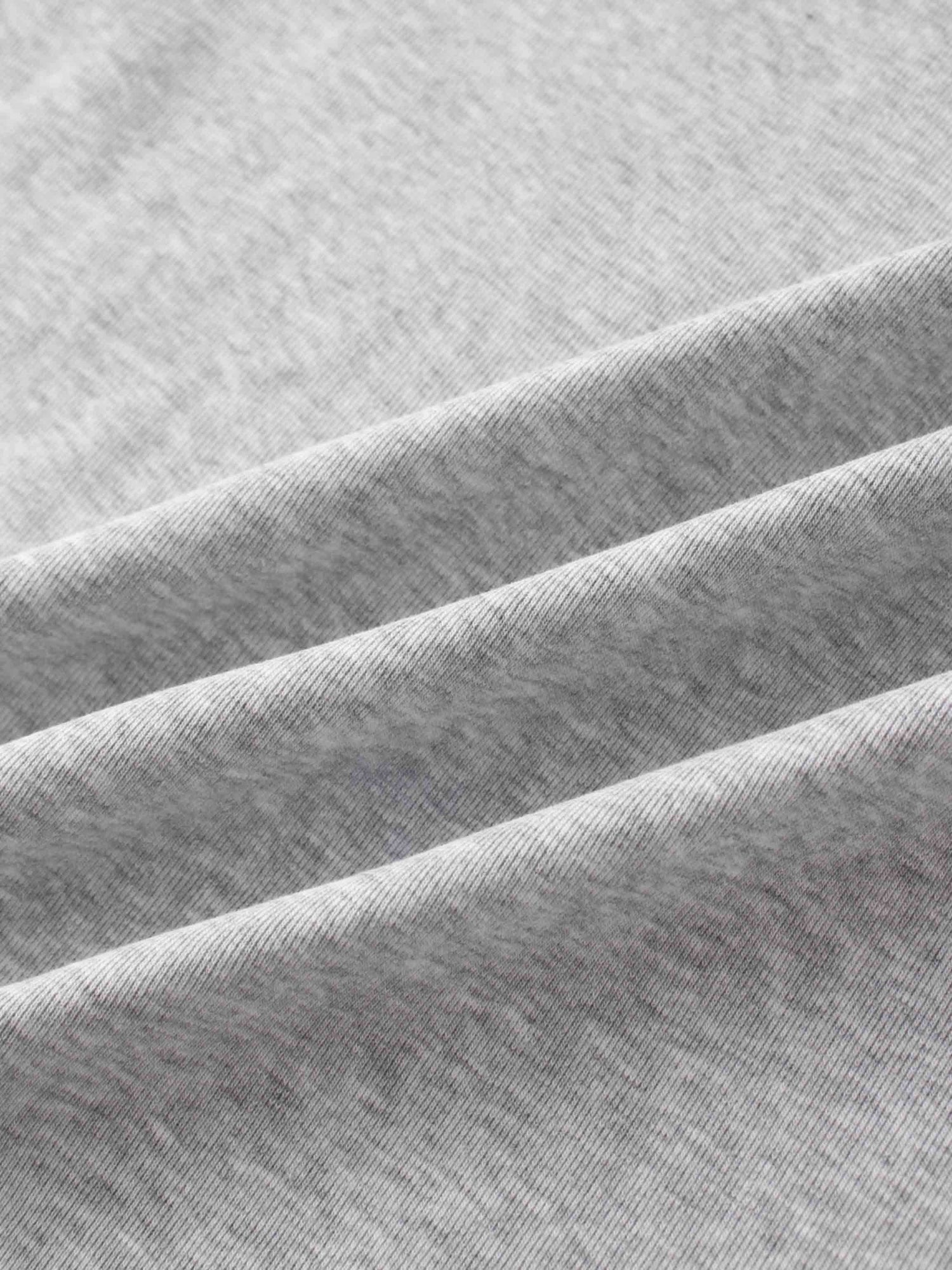 Basic High V Tee Long Sleeve-Dark Heathered Grey