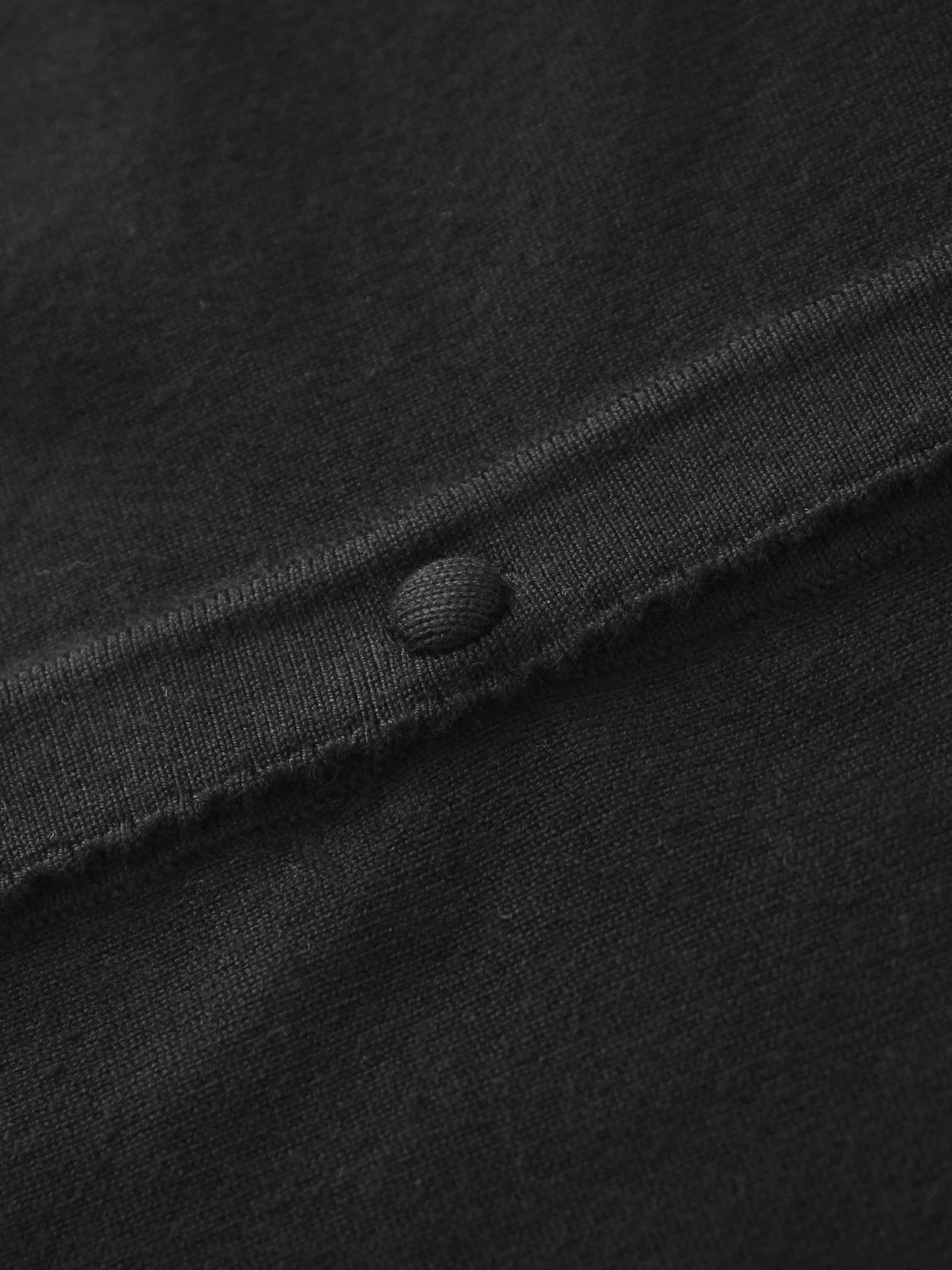 Embellished Cluster Crop Cardigan-Black