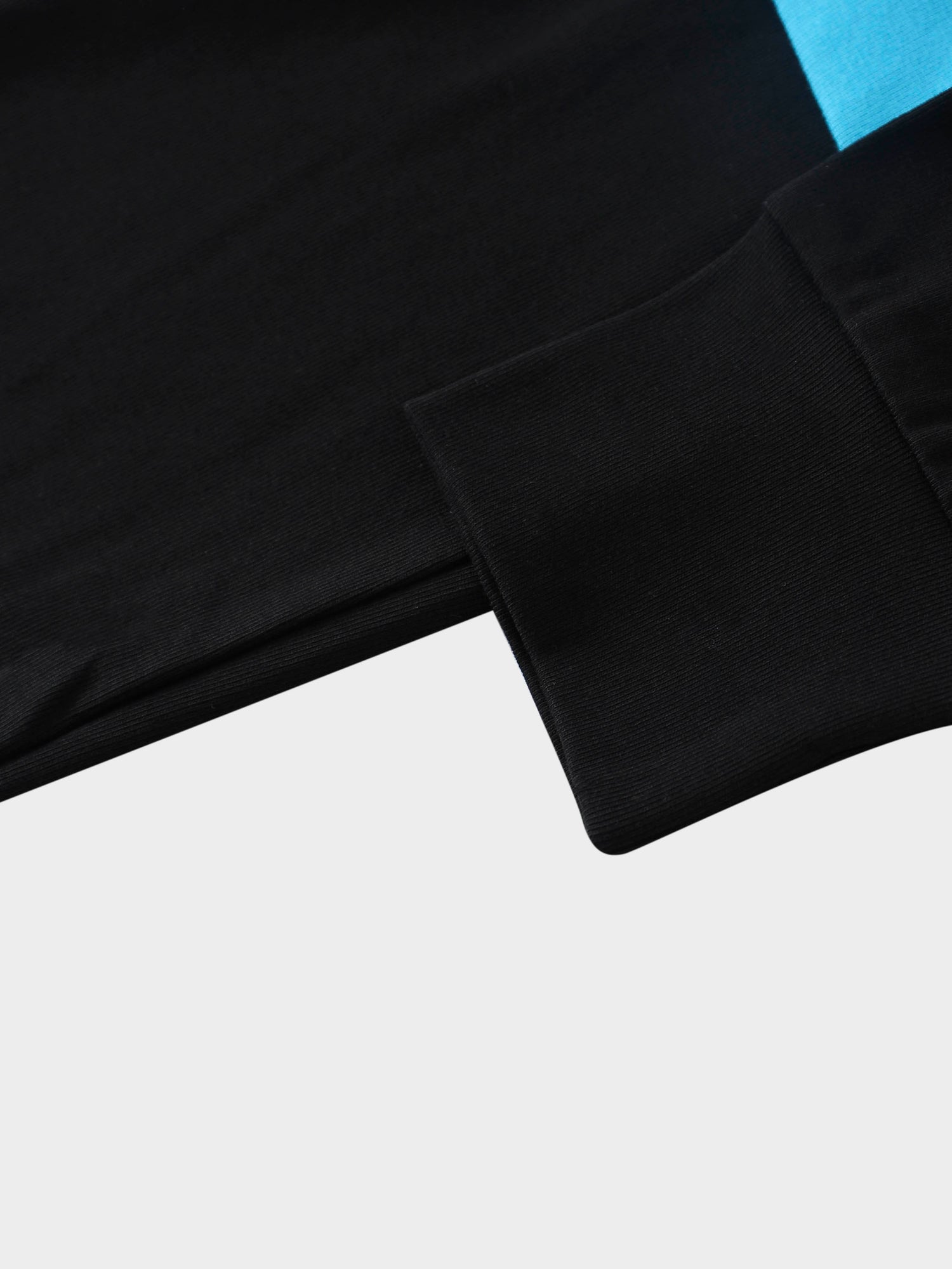 Wide Stripe Bomber-Black/Cobalt