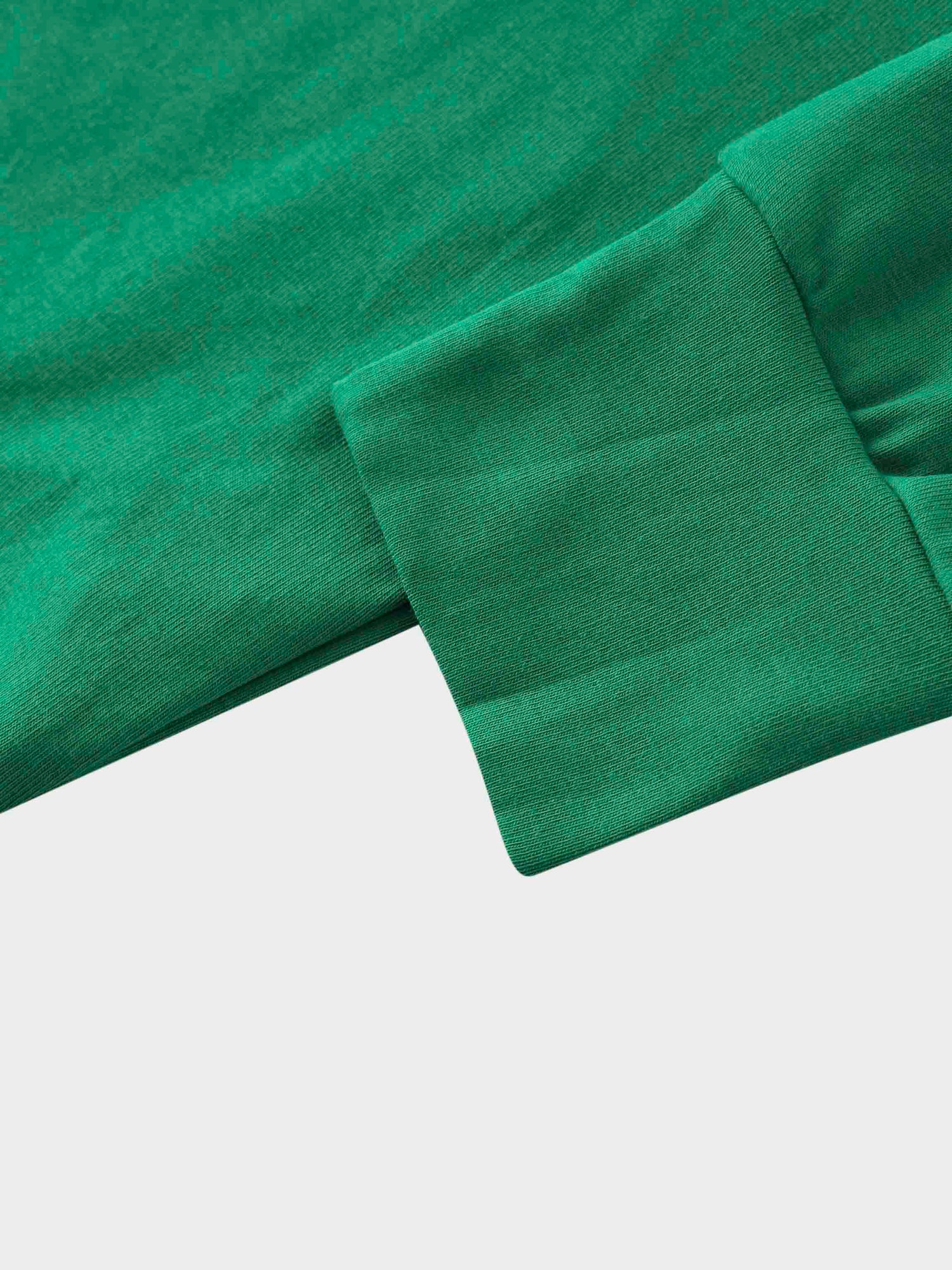 Wide Stripe Bomber Tee-Kelley Green/White