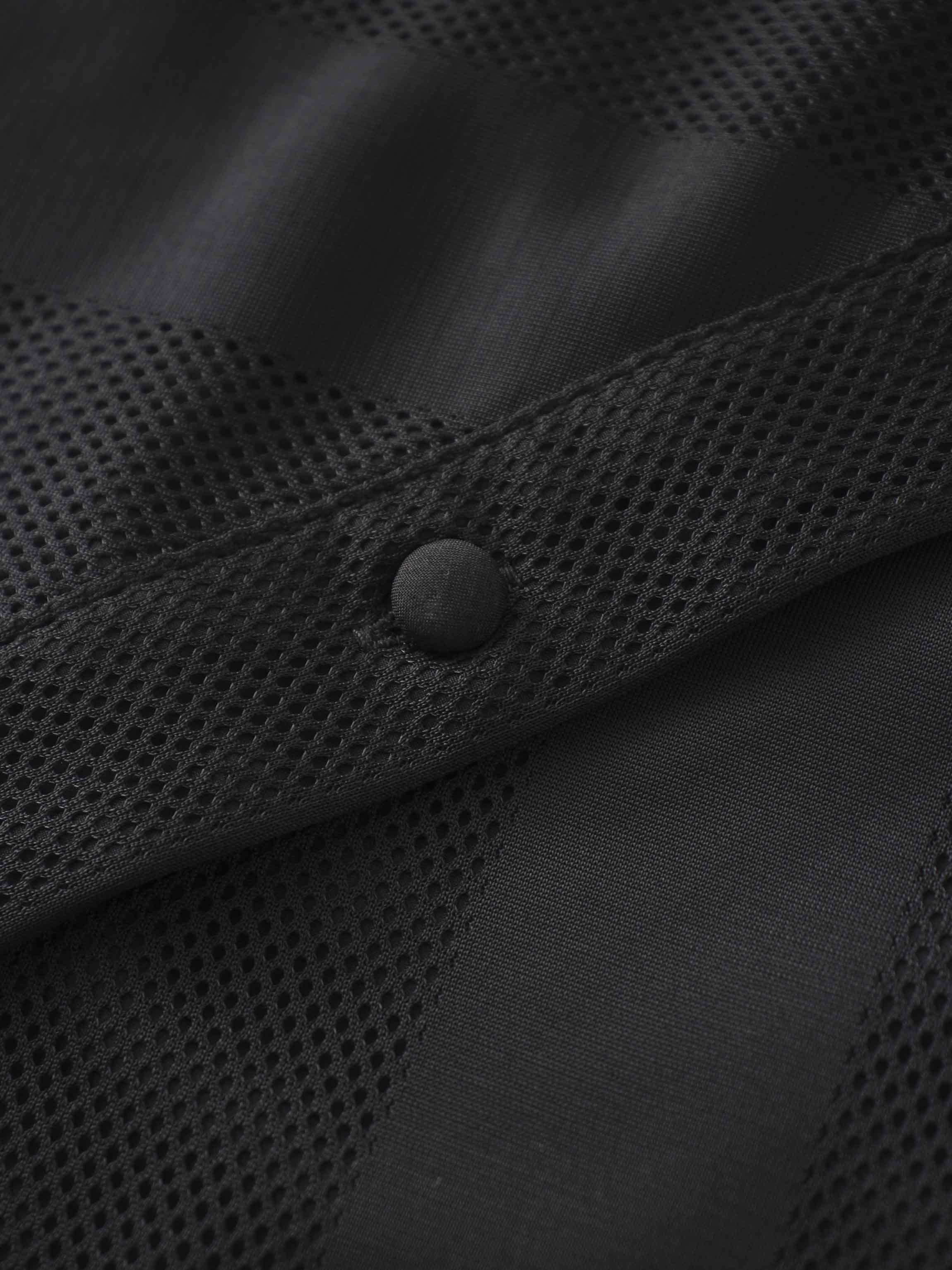 Perforated Blouse-Black