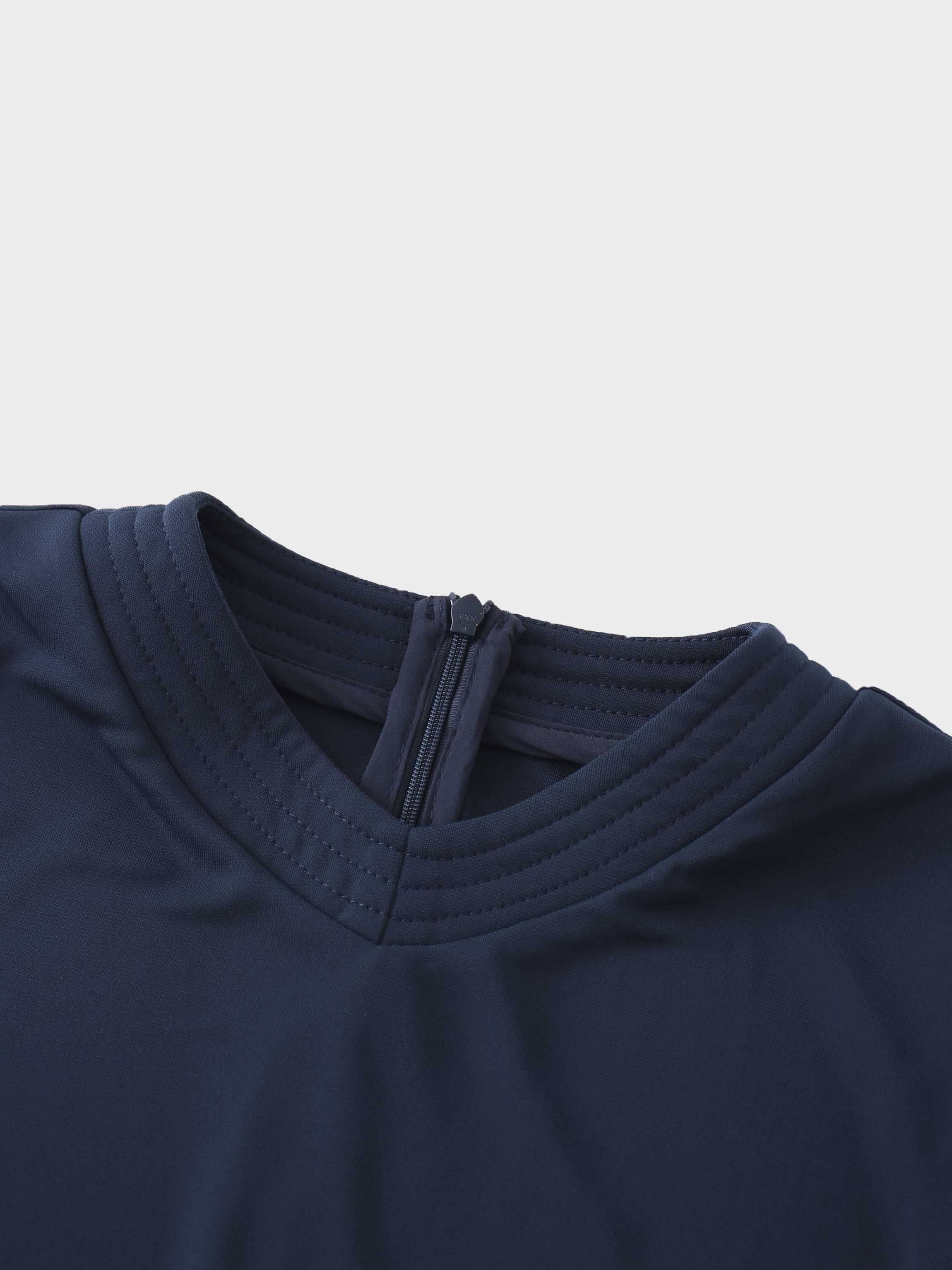 Princess Stitched High V top-Navy