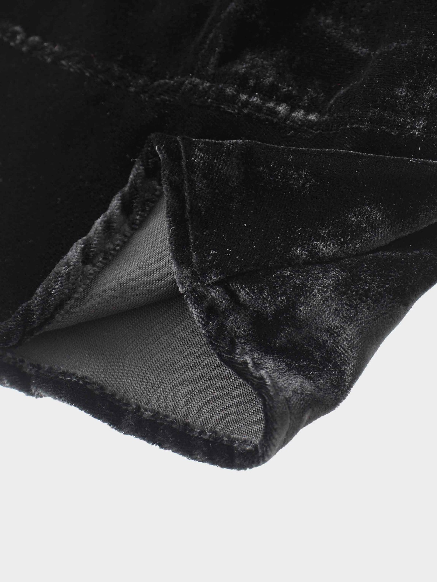 Velvet Flare Dress-Black