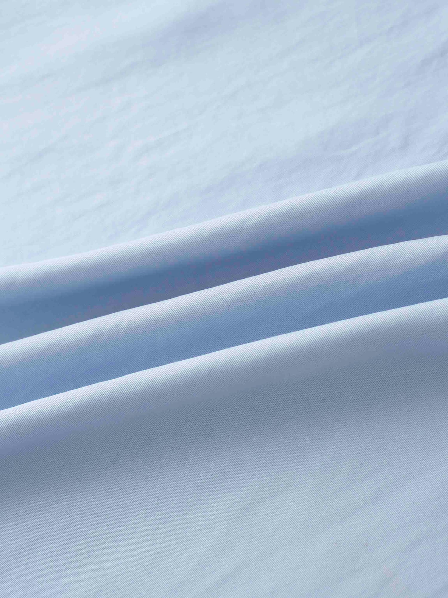 Drawstring Circle Skirt-Light Blue