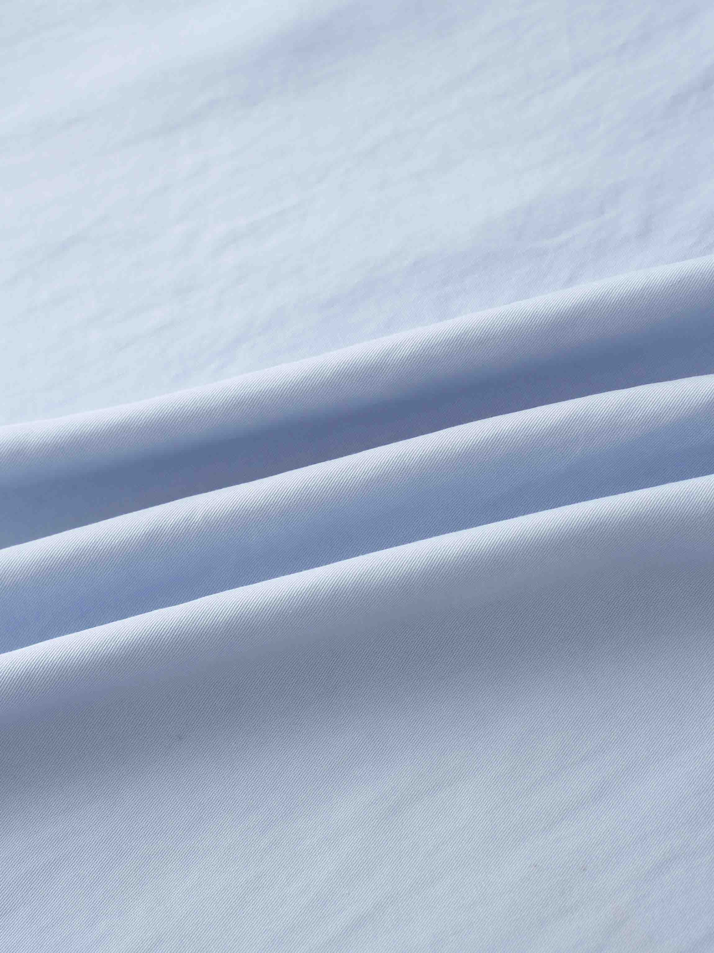 Drawstring Circle Skirt-Light Blue