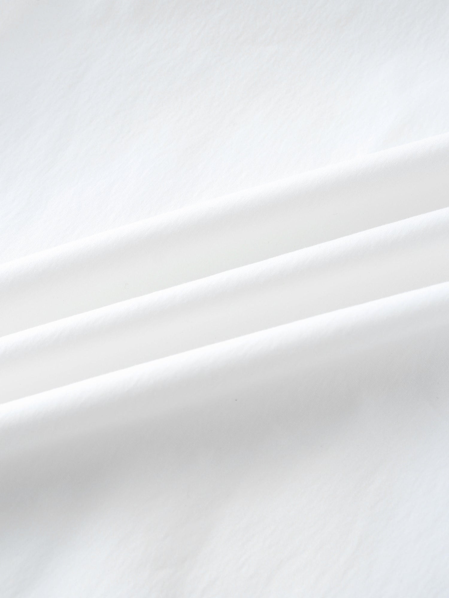 Front Zipper Cotton Circle Skirt-White